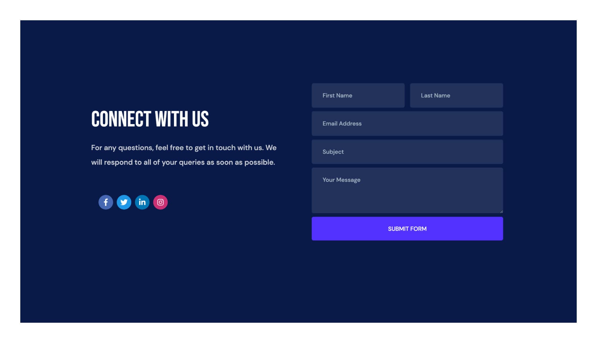 Devixa Contact Section For Gutenberg By Templately