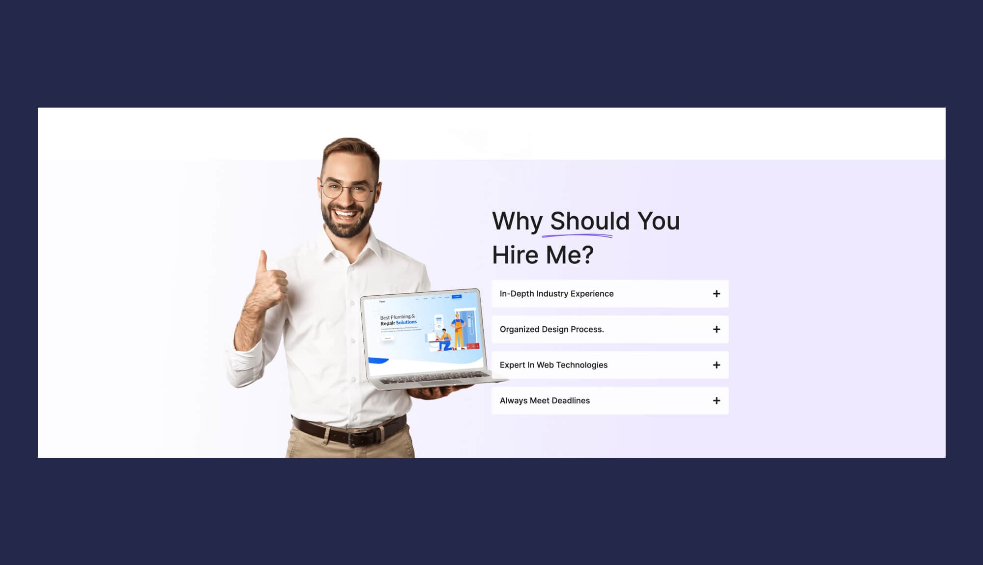 John Doe Accordion FAQ Section For Gutenberg Banner