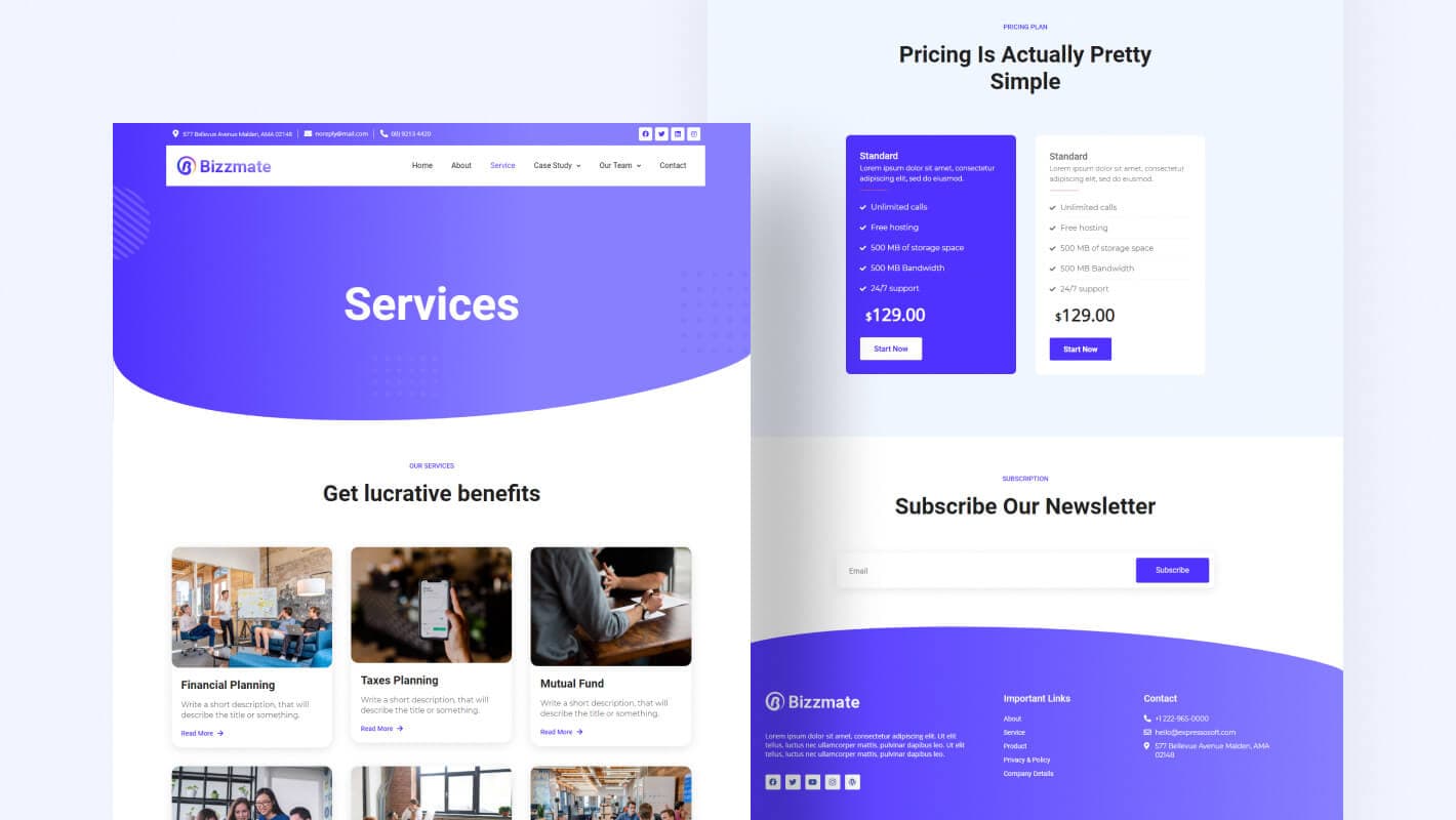 Bizzmate Agency Services Page Banner