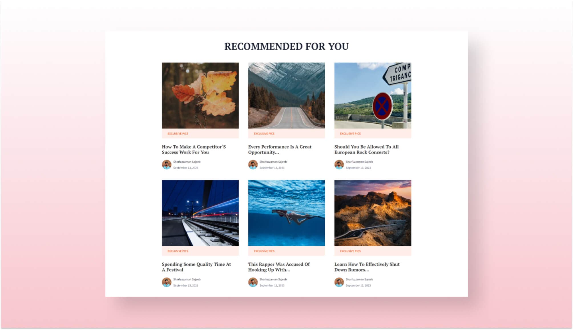 Enter Mega Recommended Blog Section For Gutenberg Banner