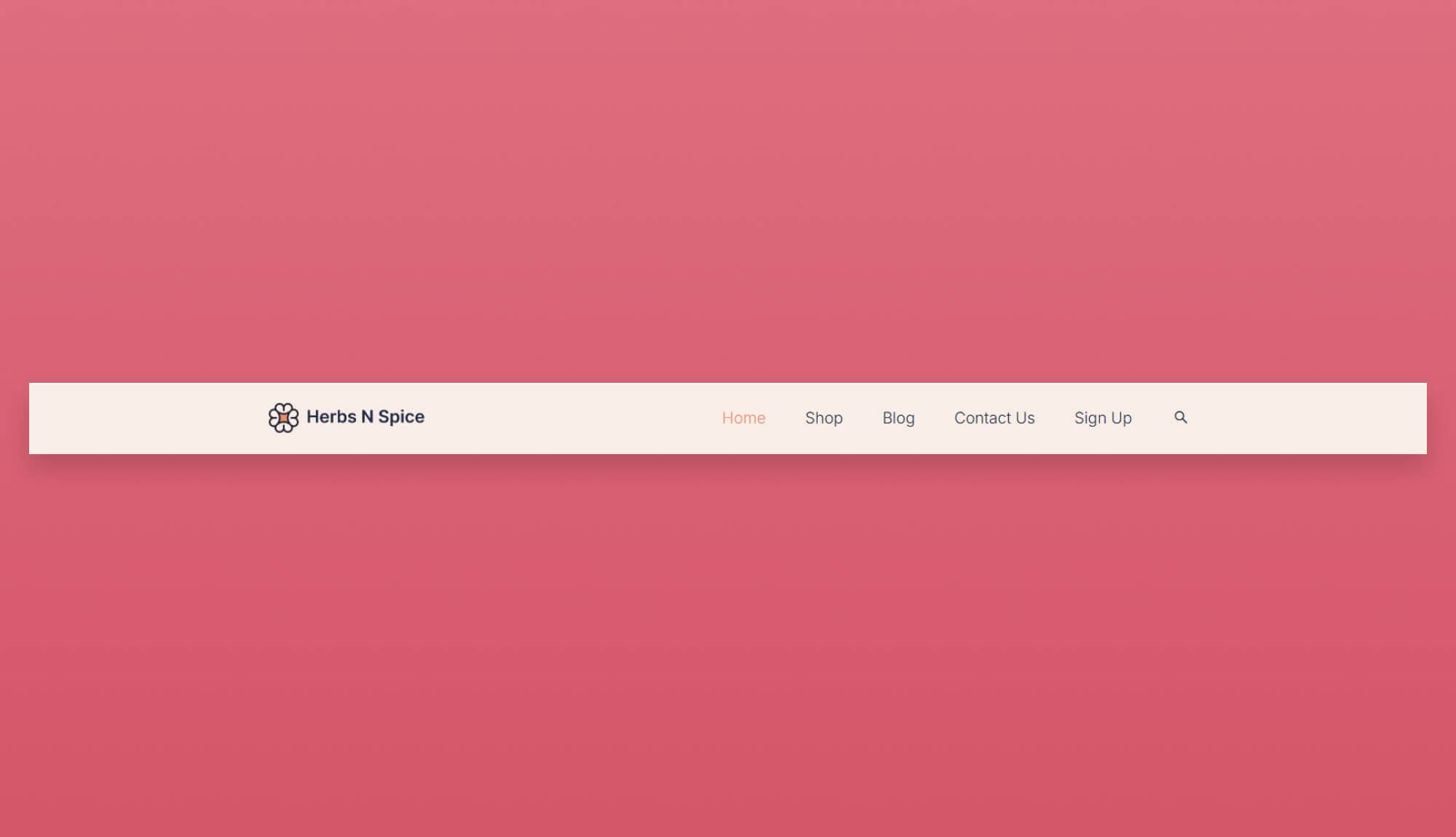 Herbs N Spice Header Section for Gutenberg By Templately