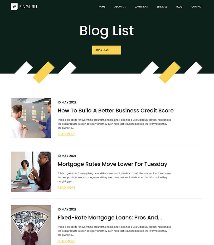 FinGuru Blog Page thumbnail