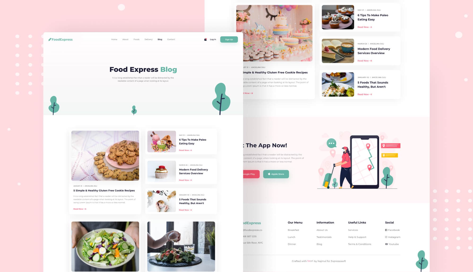 Food Express Blog Page Banner