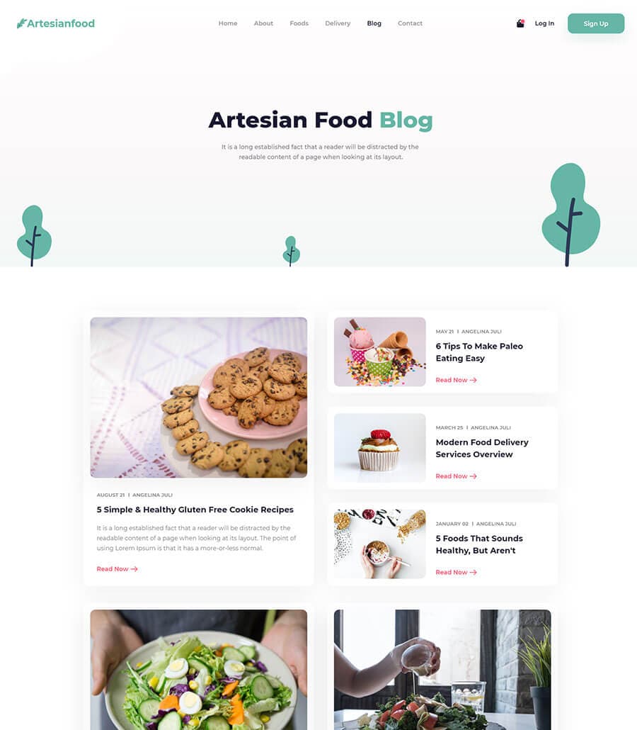 Food Express Blog Page thumbnail