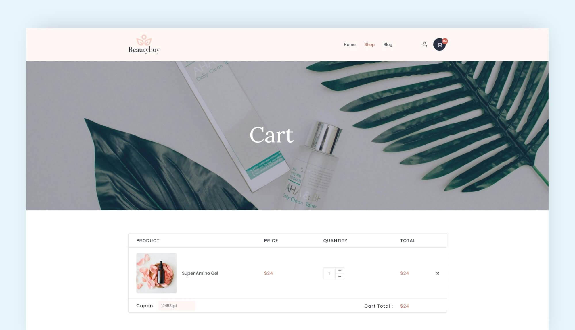 BeautyBuy Cart Page Banner