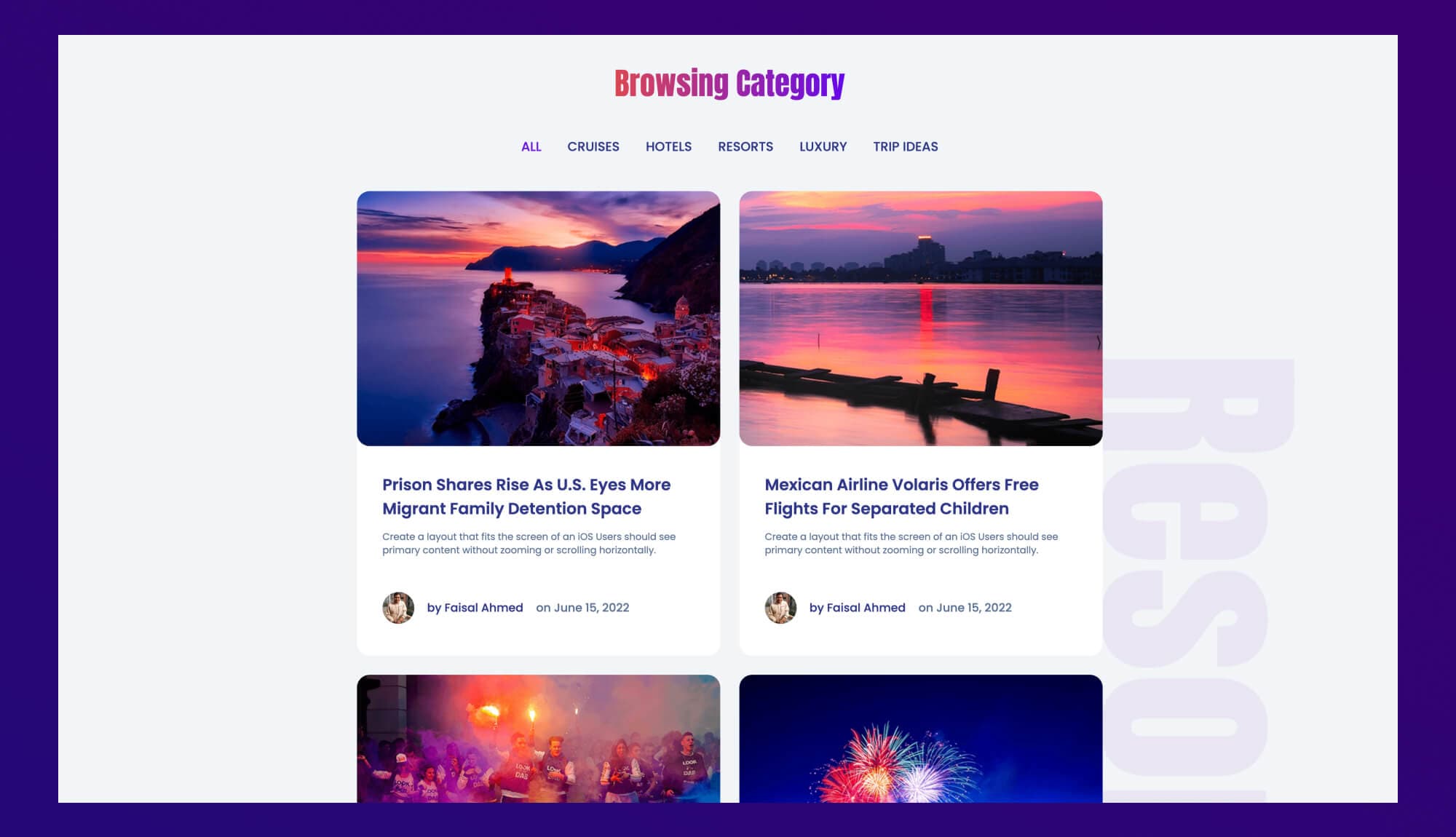 Trivver Category Filter Section For Gutenberg By Templately