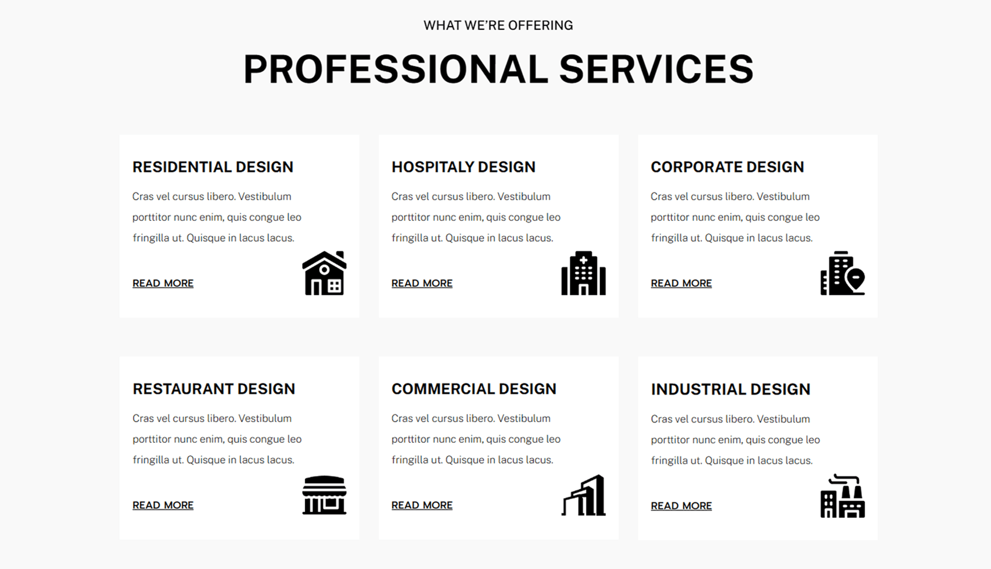 InnerSide Services Section For Gutenberg Banner