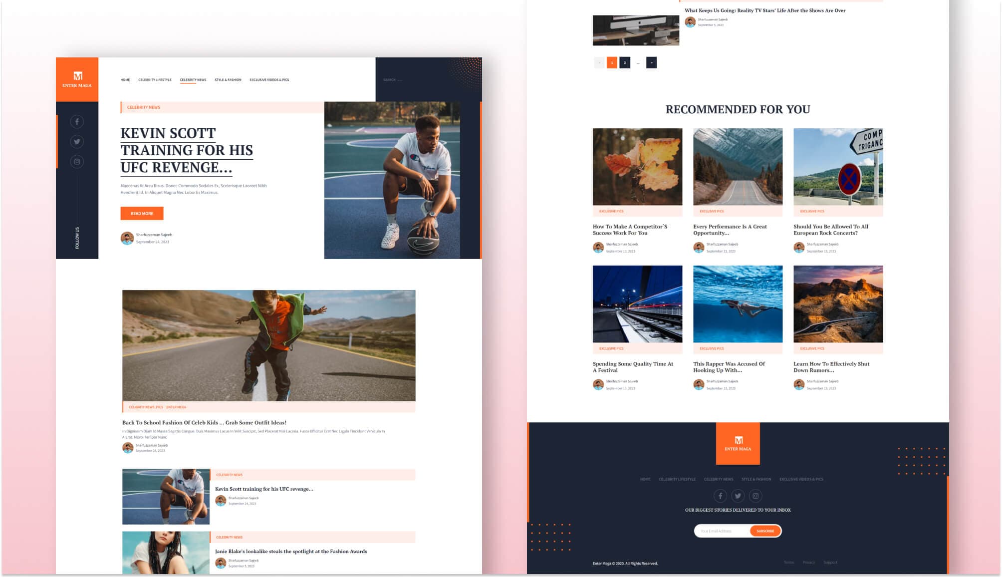 Enter Mega News Page For Gutenberg By Templately