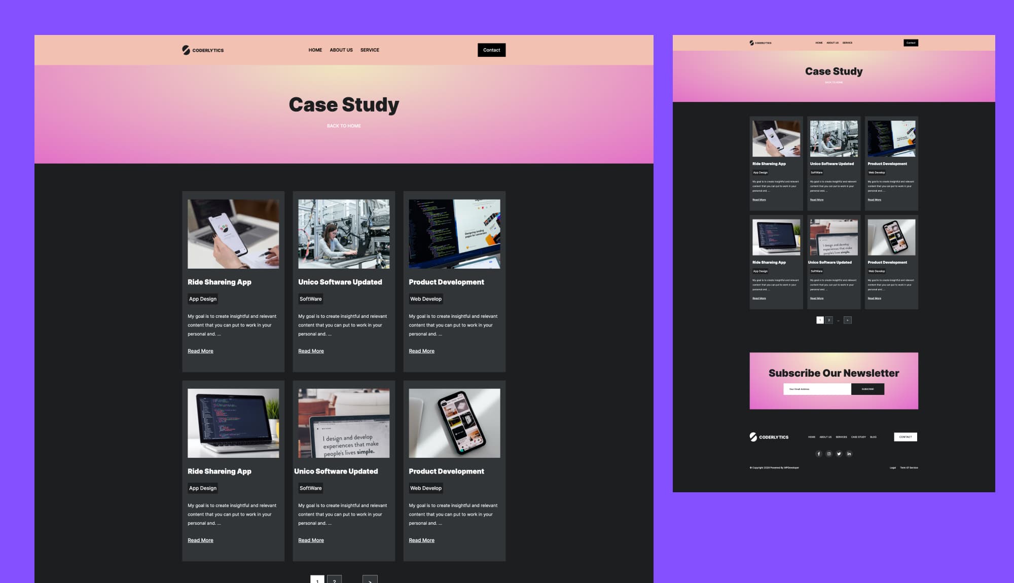 Coderlytics Case Study Page For Gutenberg Banner