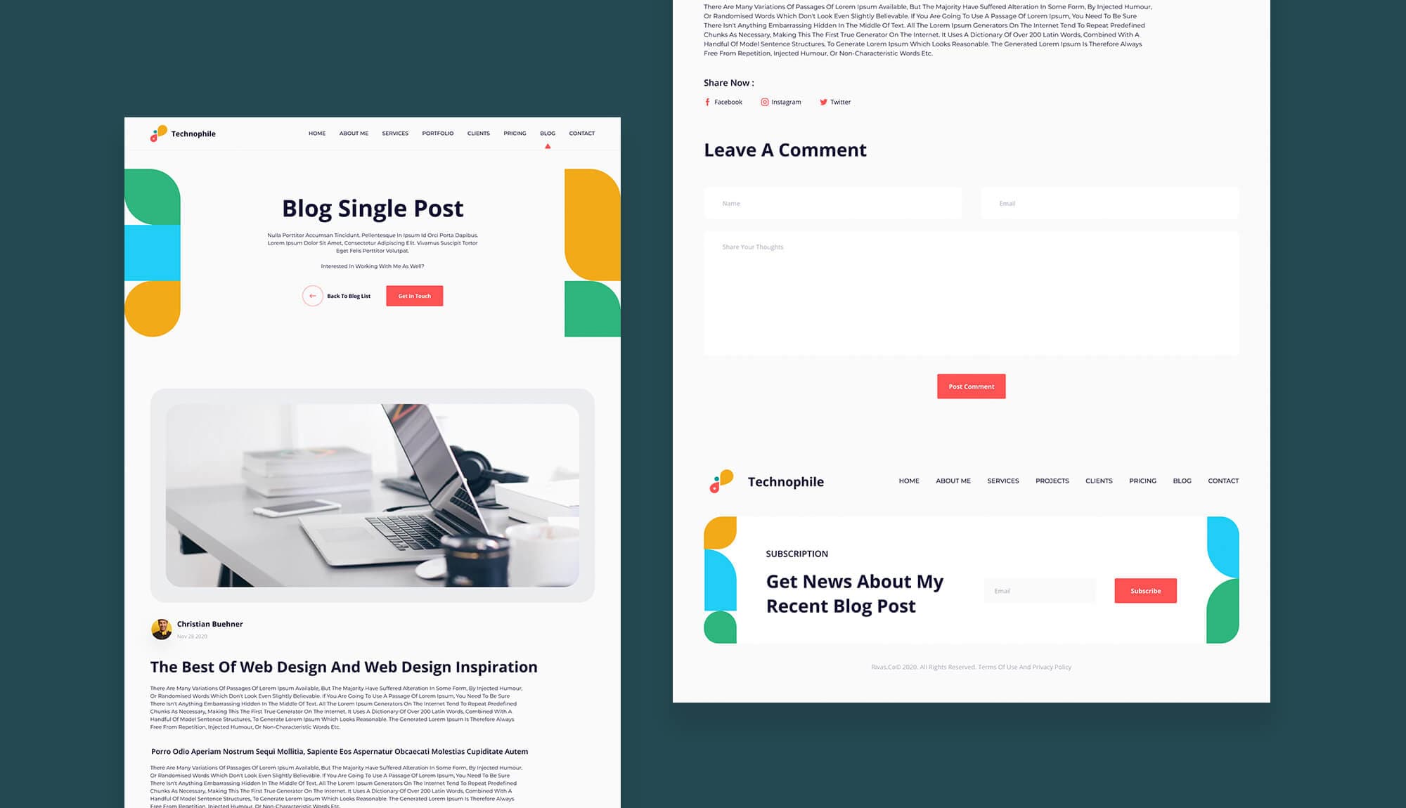 Technophile Single Post Page Banner
