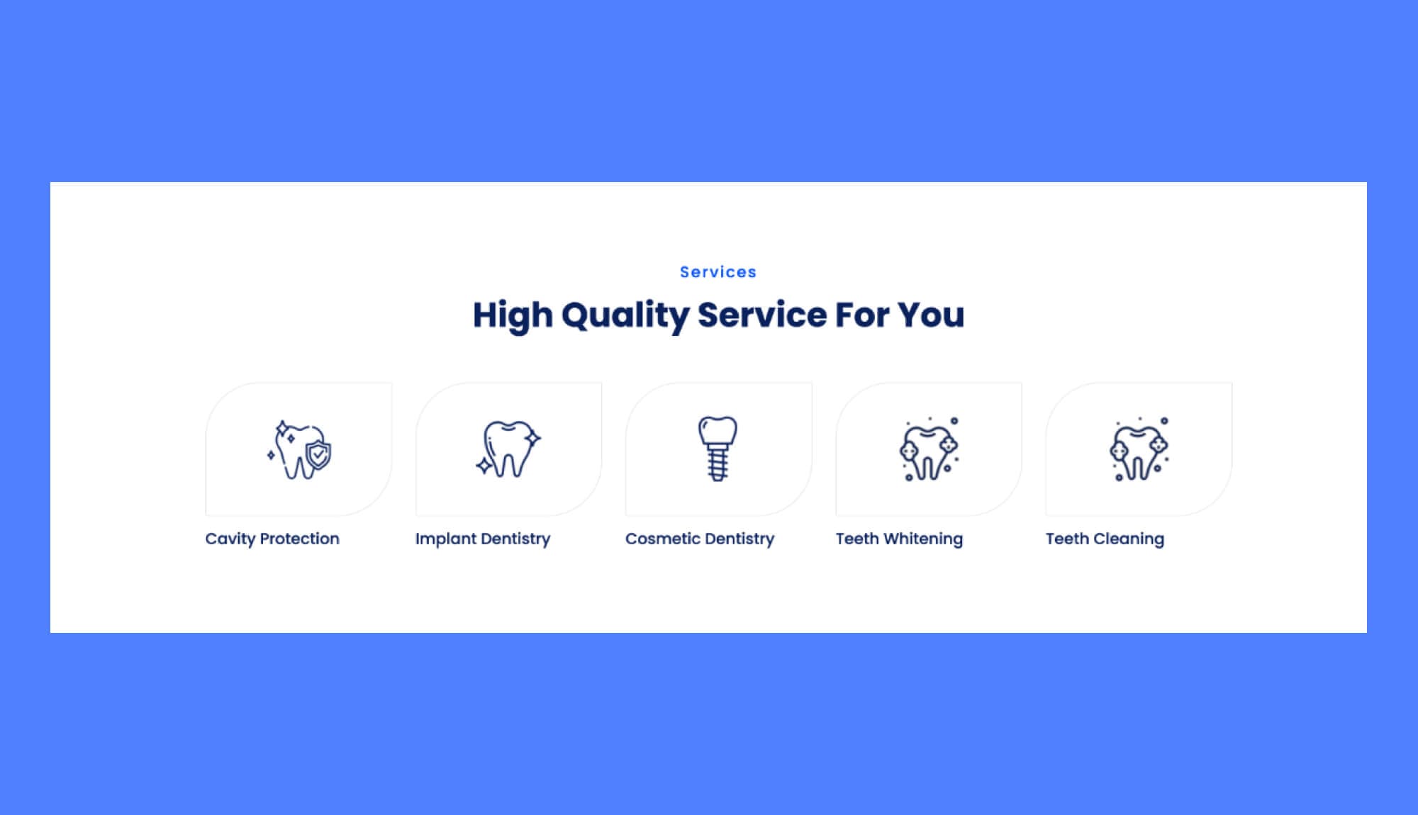 D-Care Service Section For Gutenberg Banner
