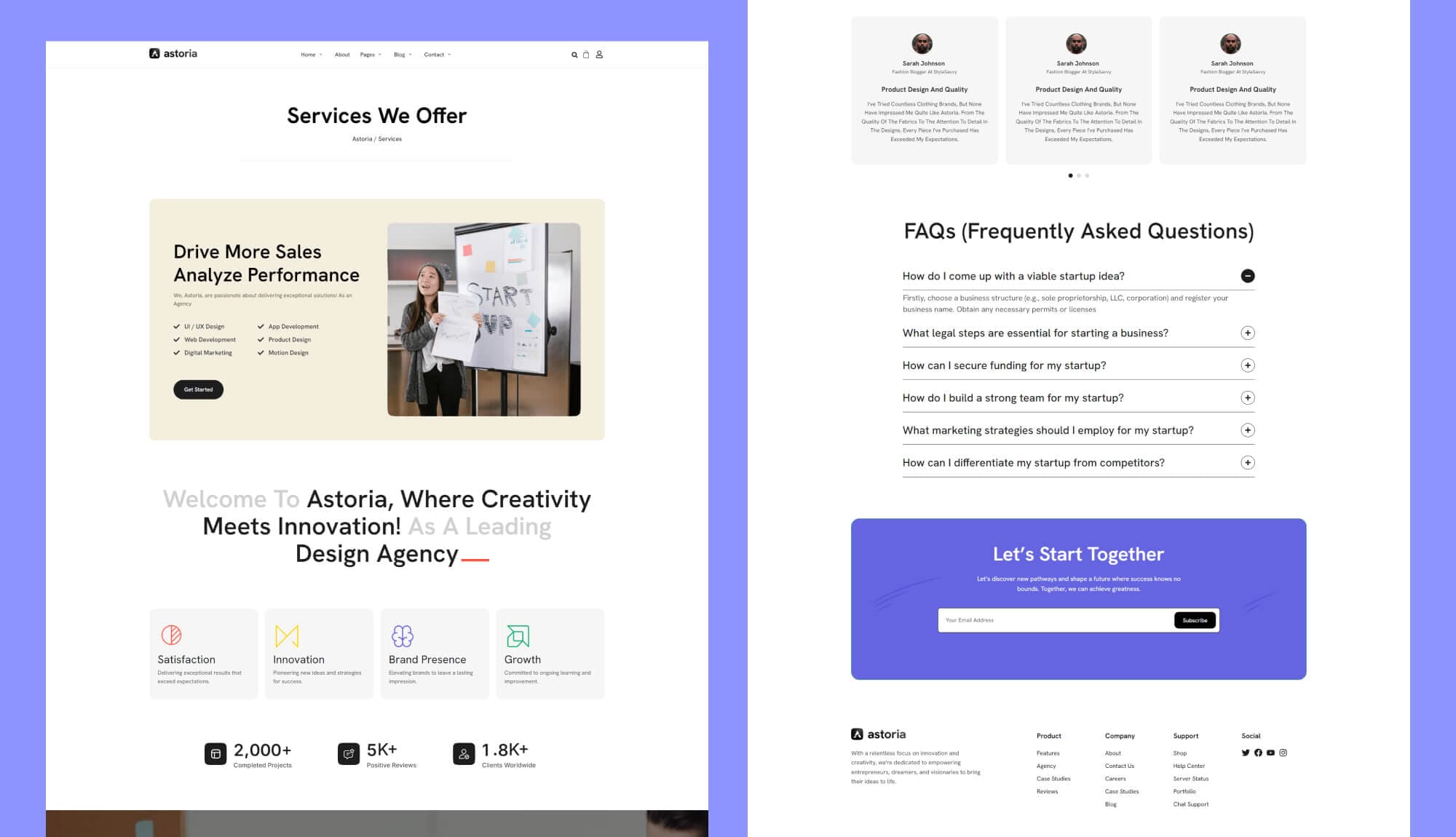 Astoria Services Page Banner