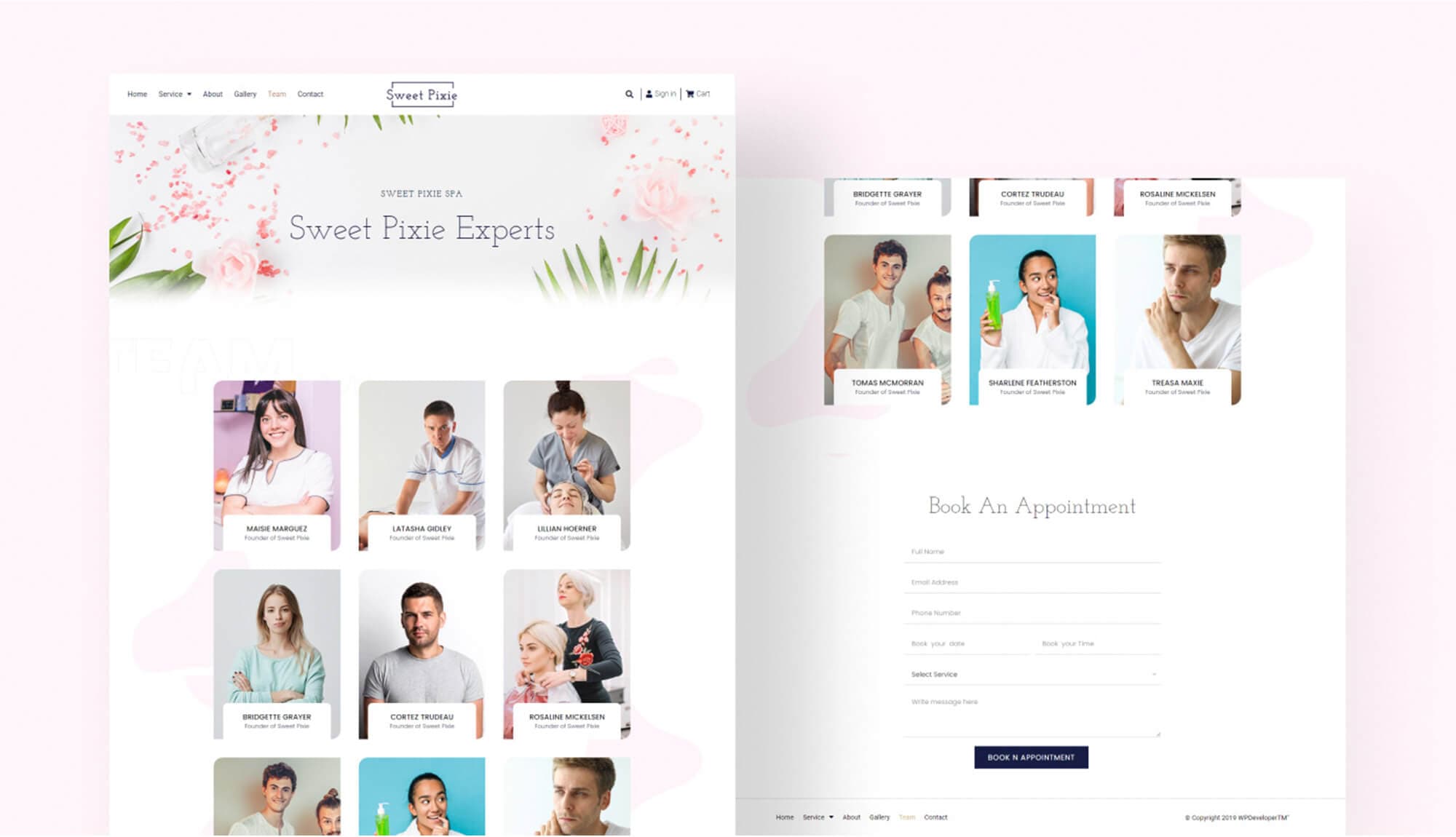 Sweet Pixie Team Page Banner