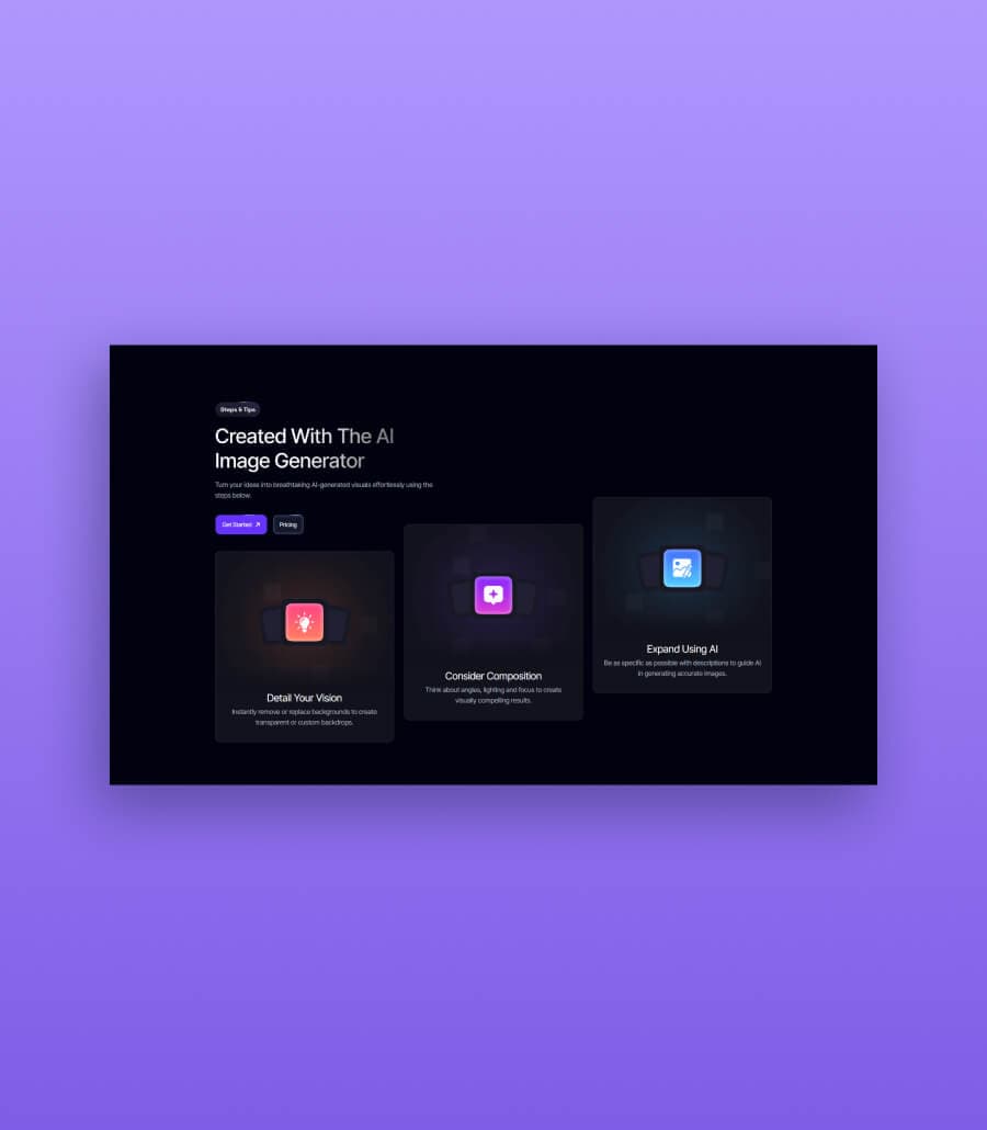 IllustrateAI Work Process Steps Section for Gutenberg thumbnail