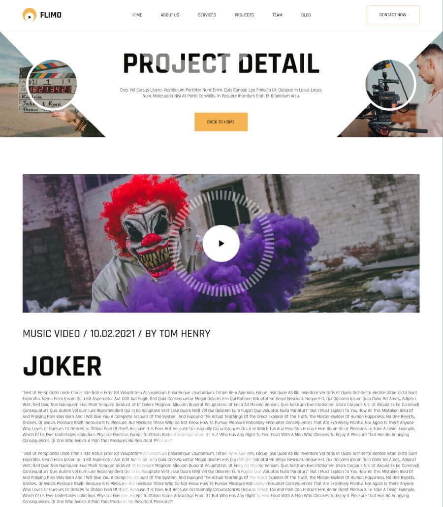 Flimo Project Details Page thumbnail