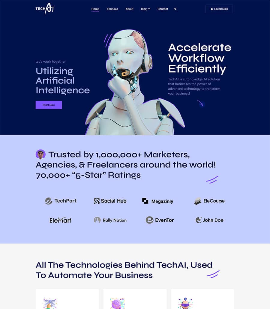 TechAI Home Page For Gutenberg thumbnail