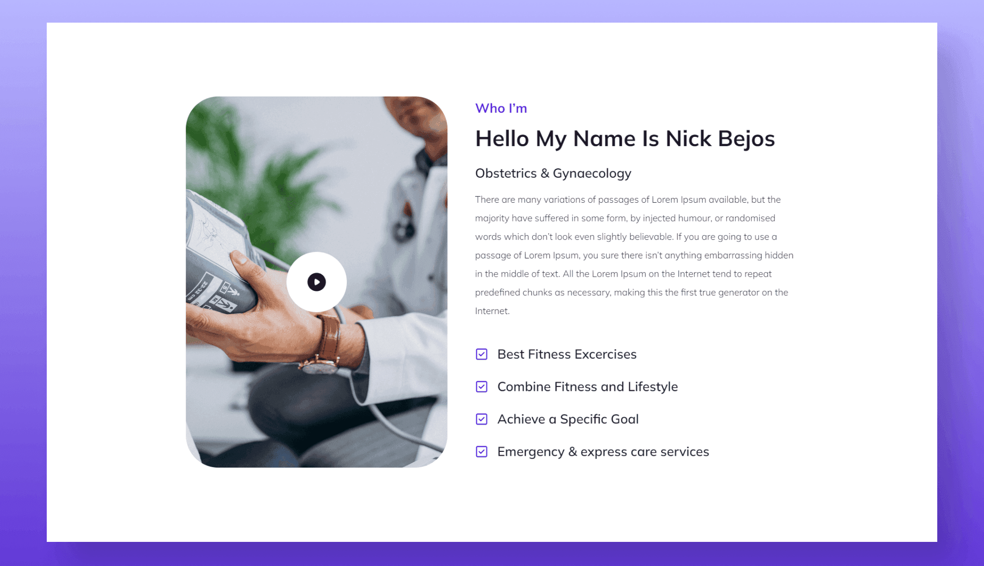 Dear Doc About Section For Gutenberg Banner