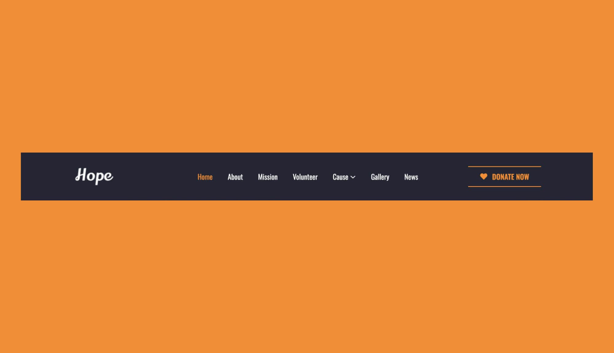 Hope Header Section For Gutenberg Banner