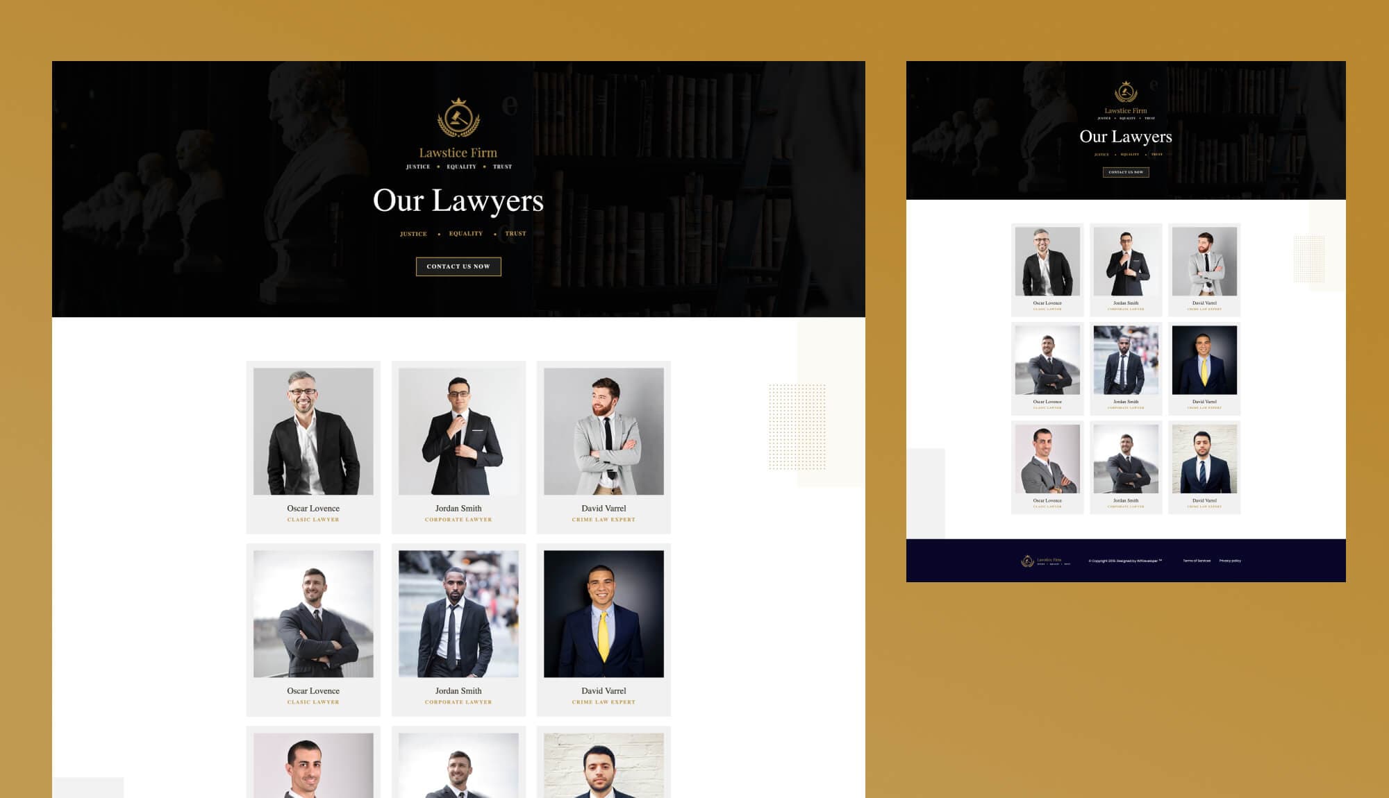 Lawstice Team Page For Gutenberg Banner