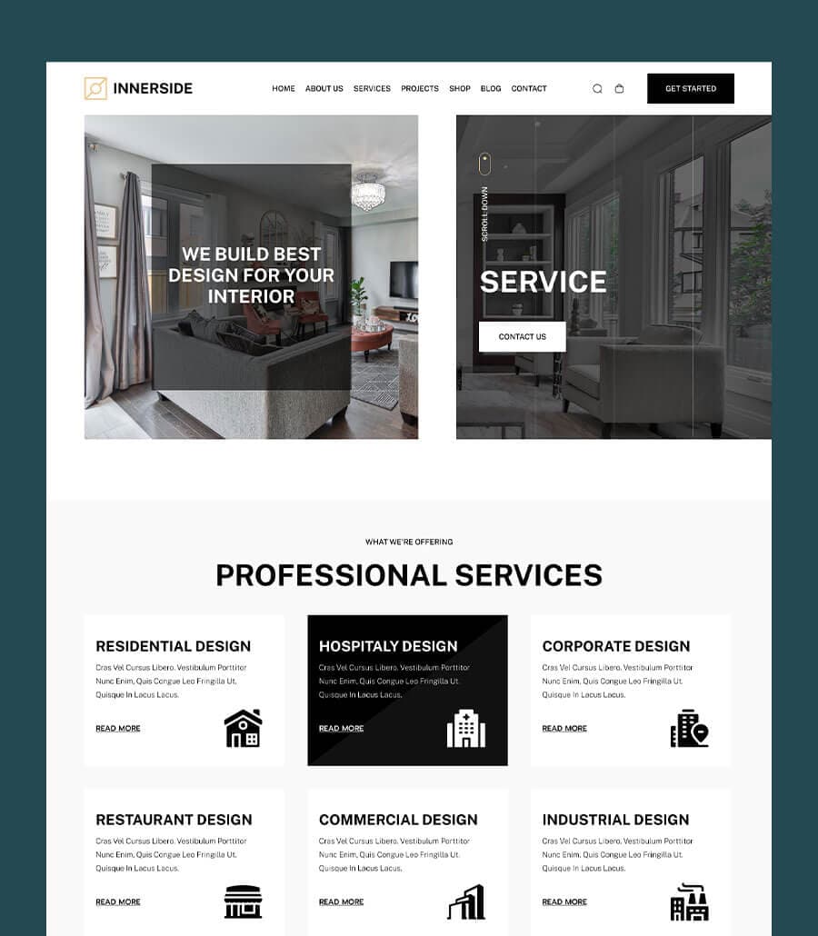 InnerSide Services Page thumbnail