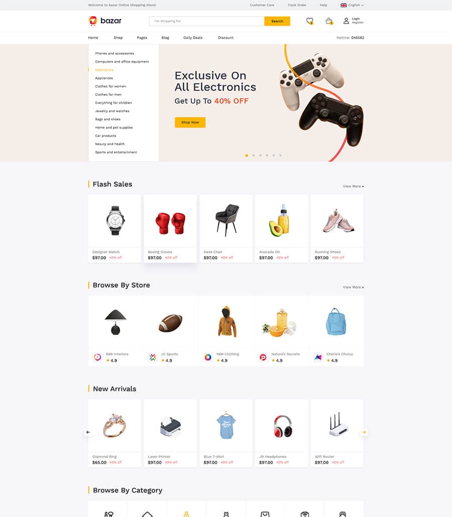 Bazar Home Page thumbnail