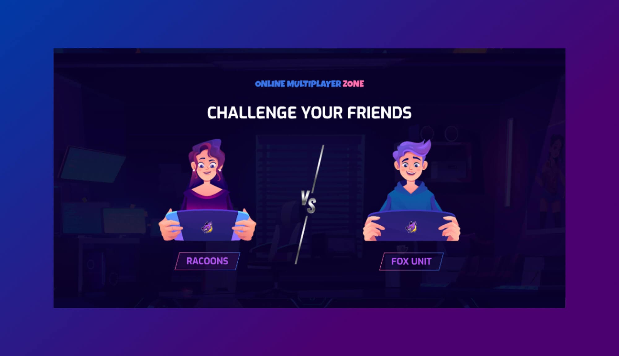 GameZone Online Multiplayer Zone Section For Gutenberg Banner