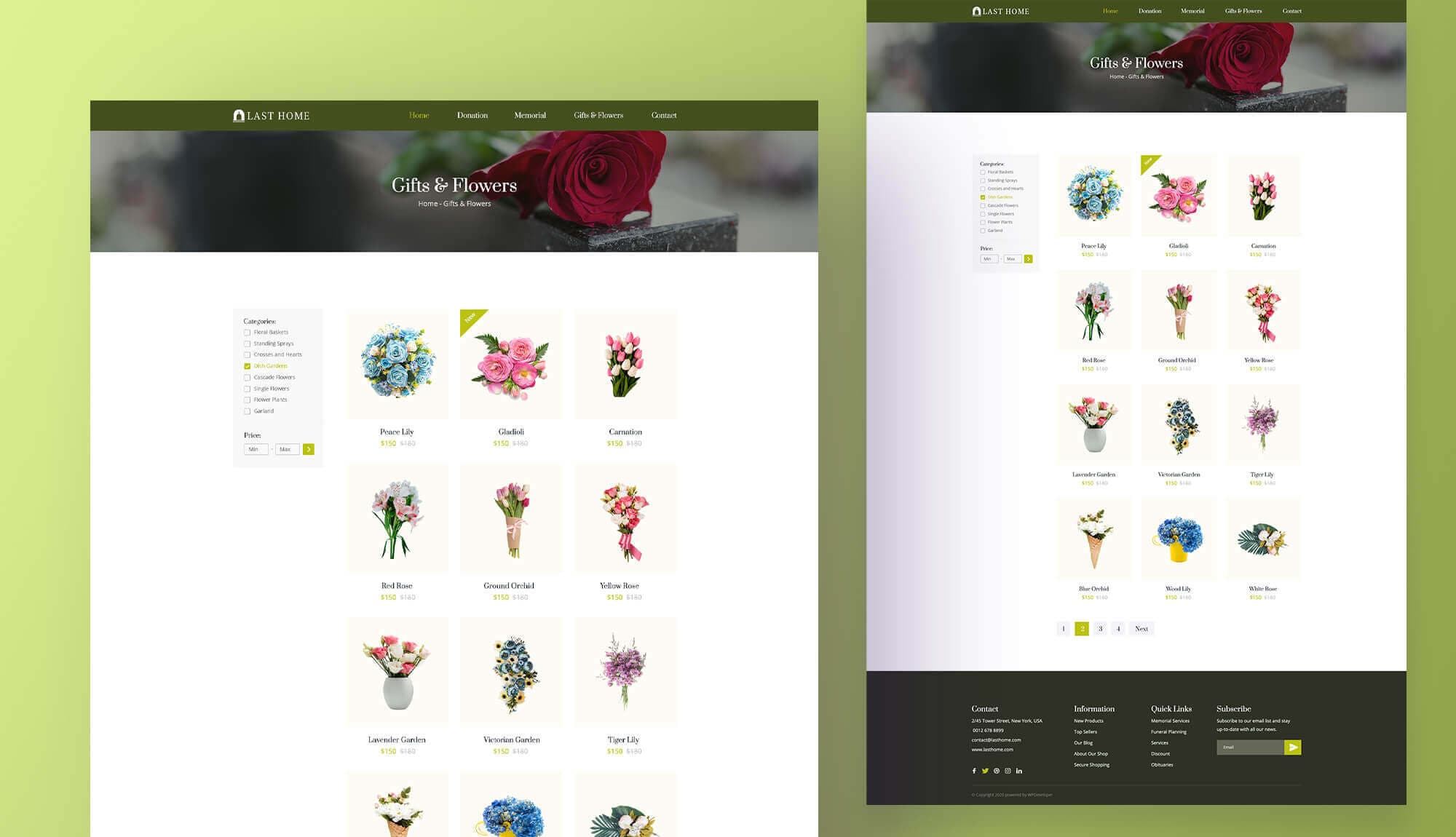 Last Home Gifts Page Banner