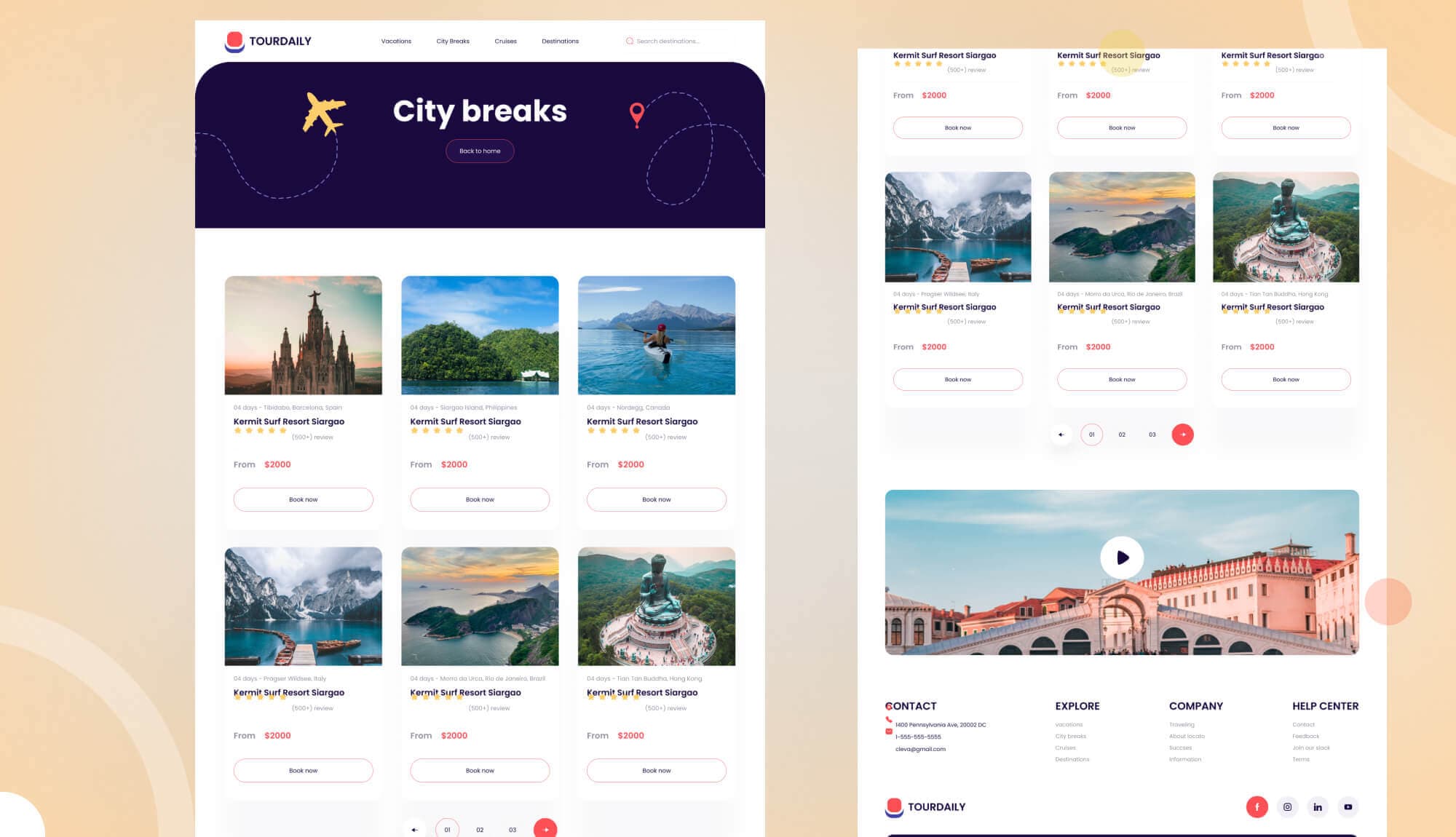 TourDaily City Breaks Page Banner