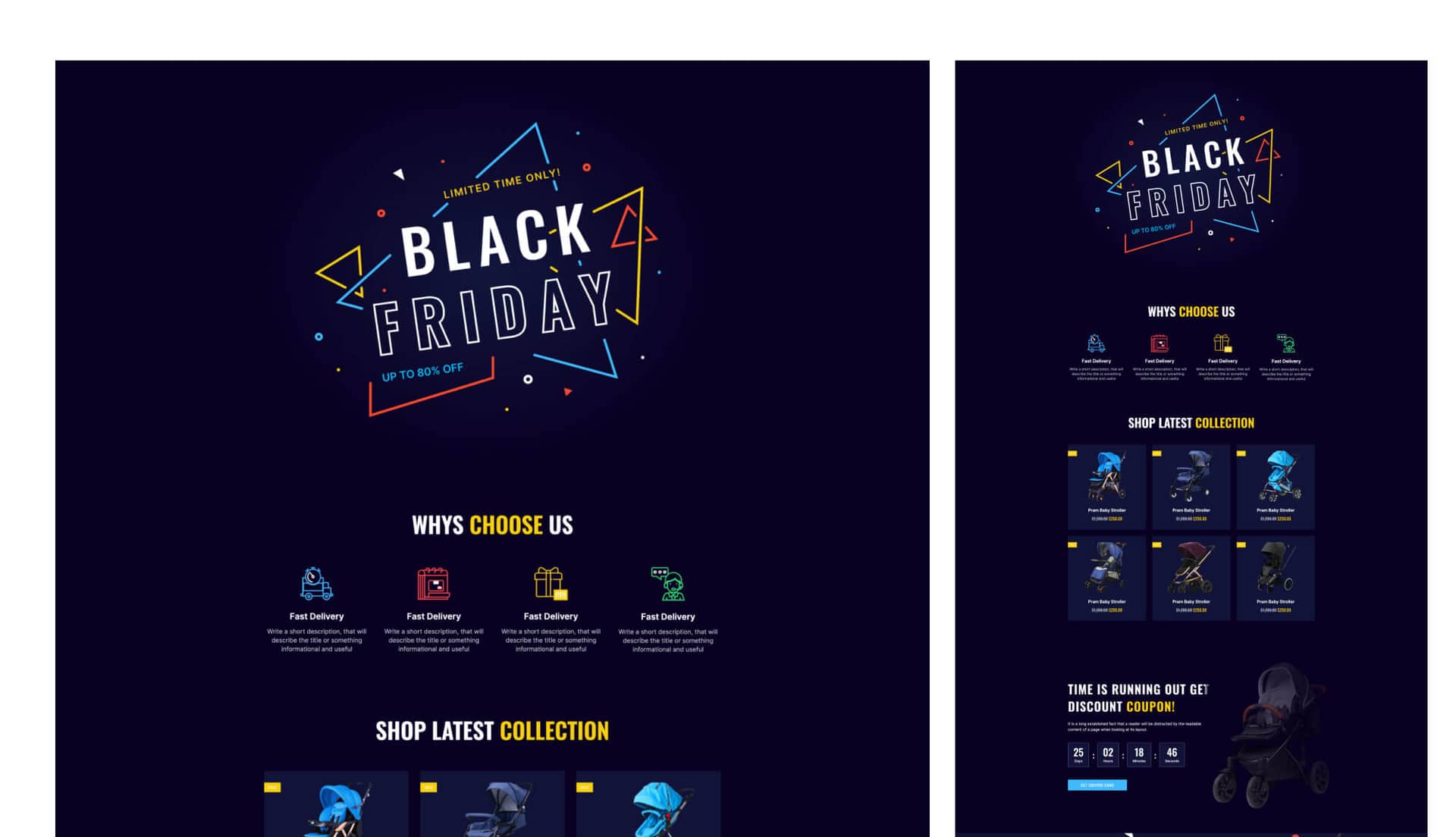 BFriday - Black Friday Landing Page For Gutenberg By Templately