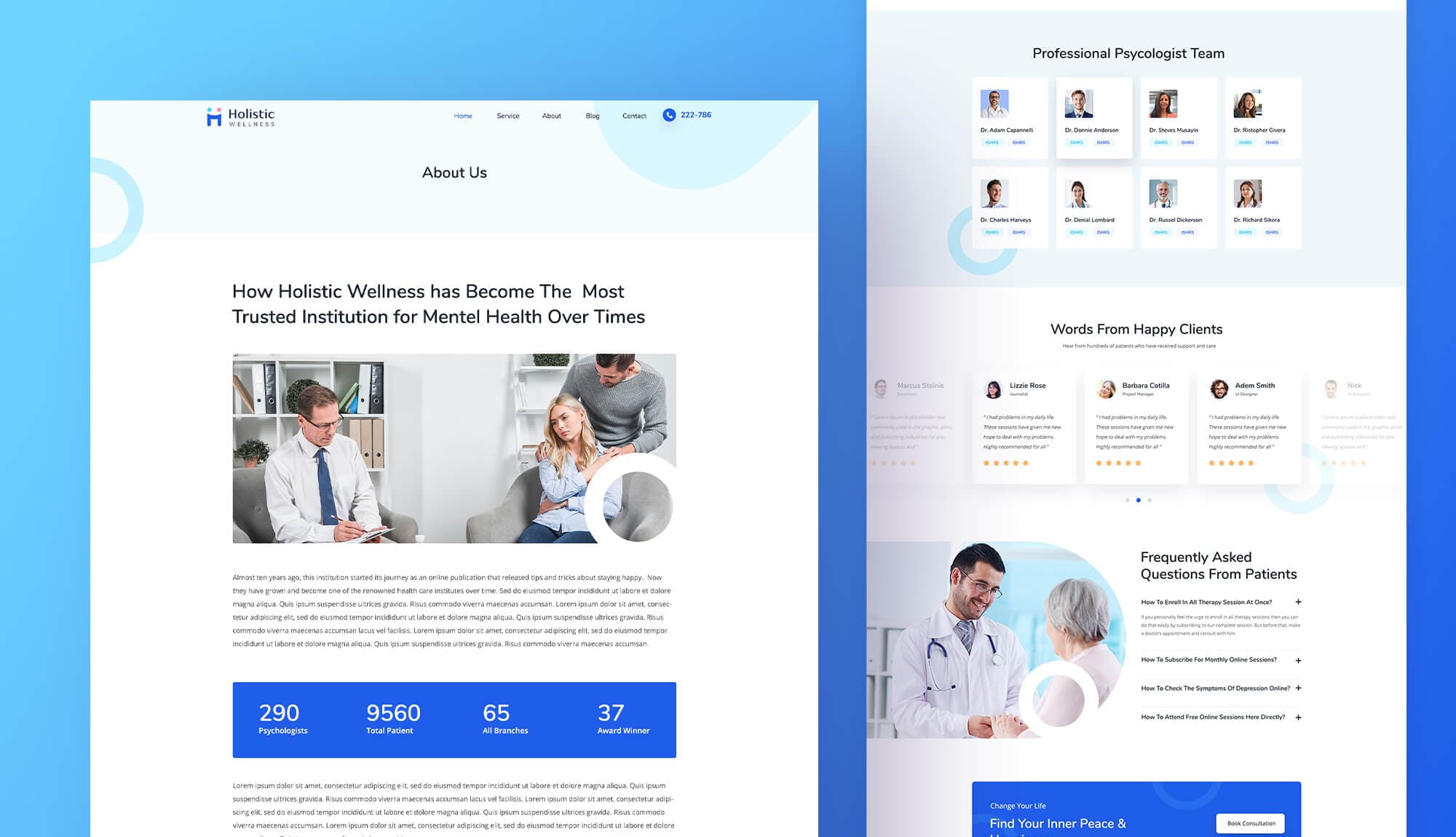 Holistic Wellness About Page Banner