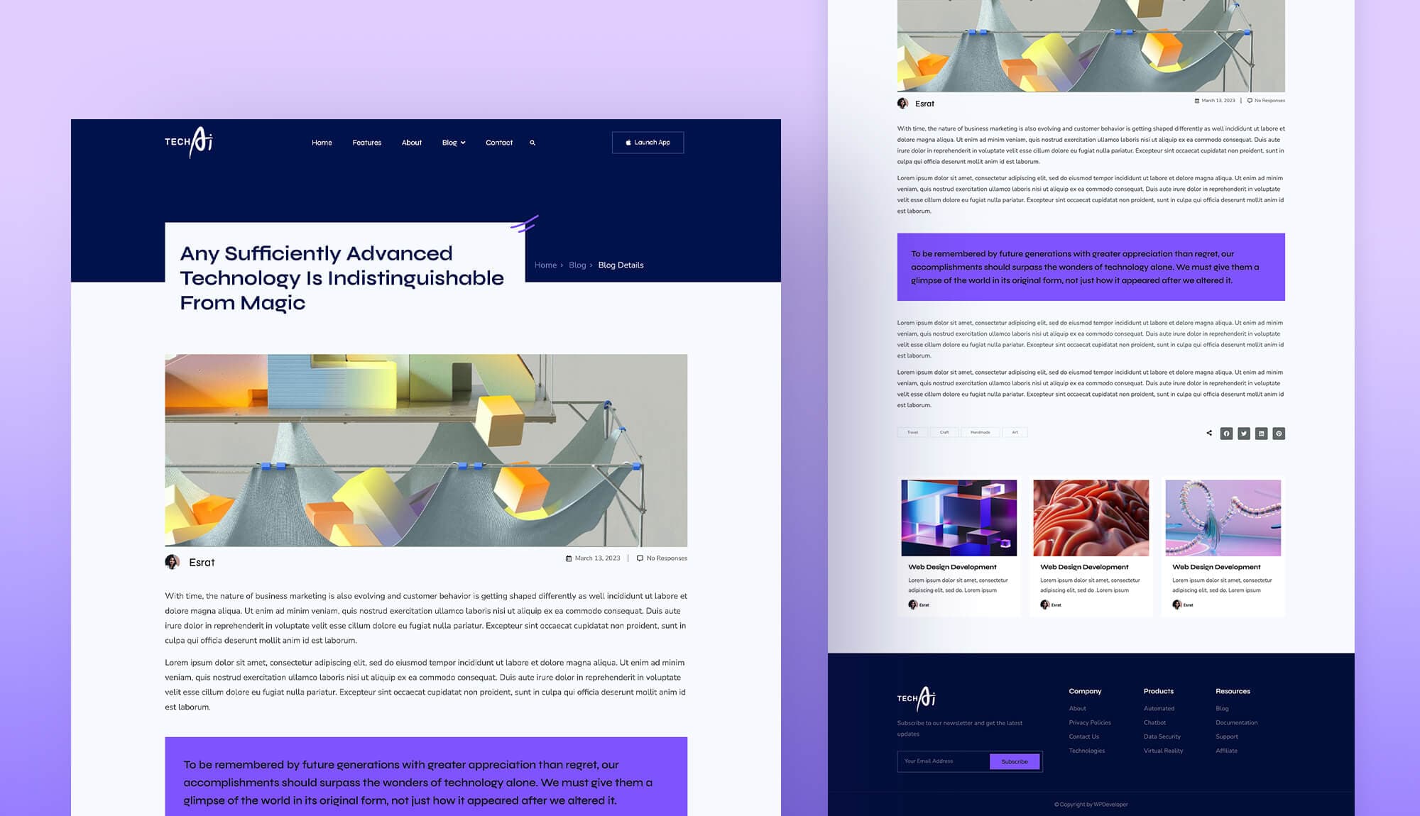 TechAI Blog Details Page Banner