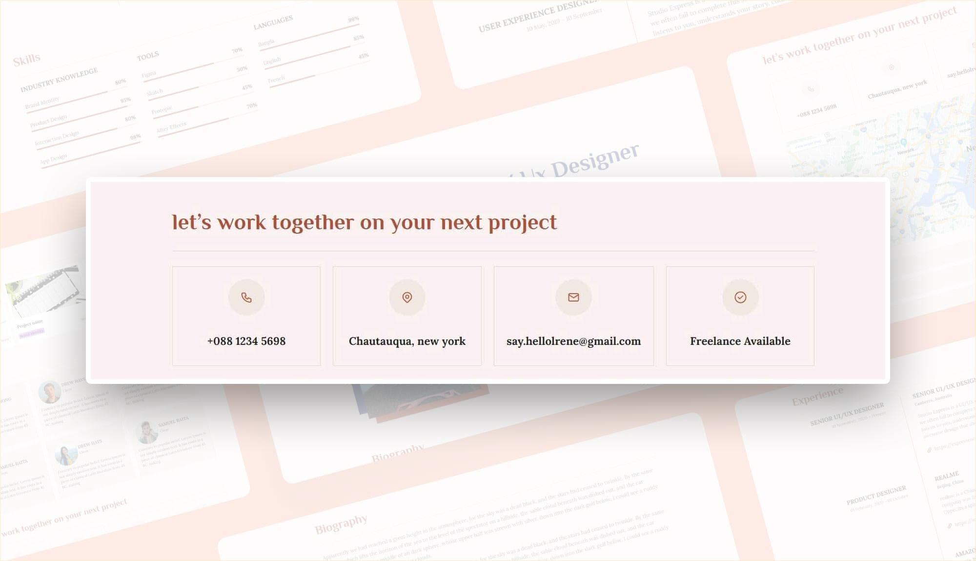 CV Yoda Next Project Section For Gutenberg Banner