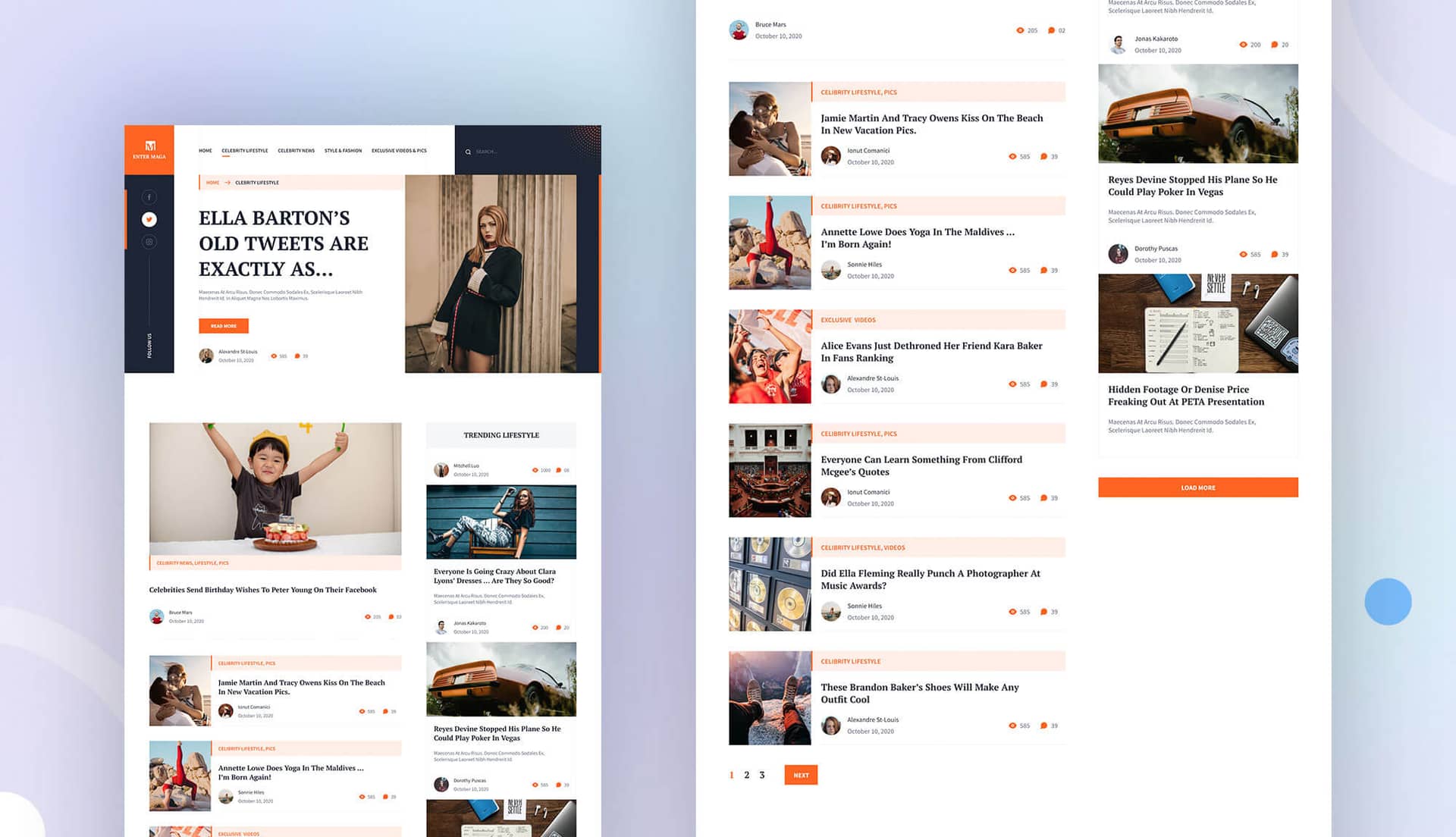 Enter Mega Lifestyle Page By Templately