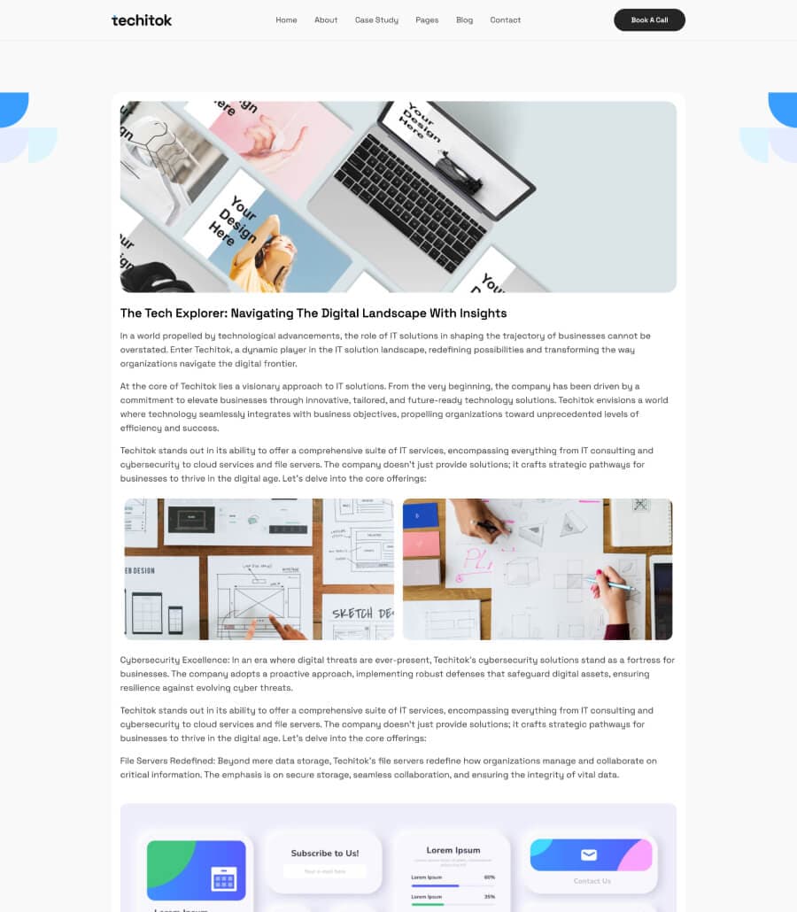 techitok Case Study Details Page thumbnail