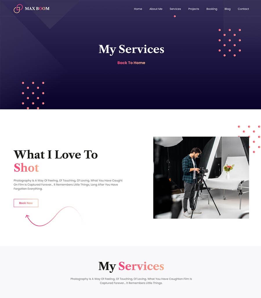Max Boom Services Page thumbnail