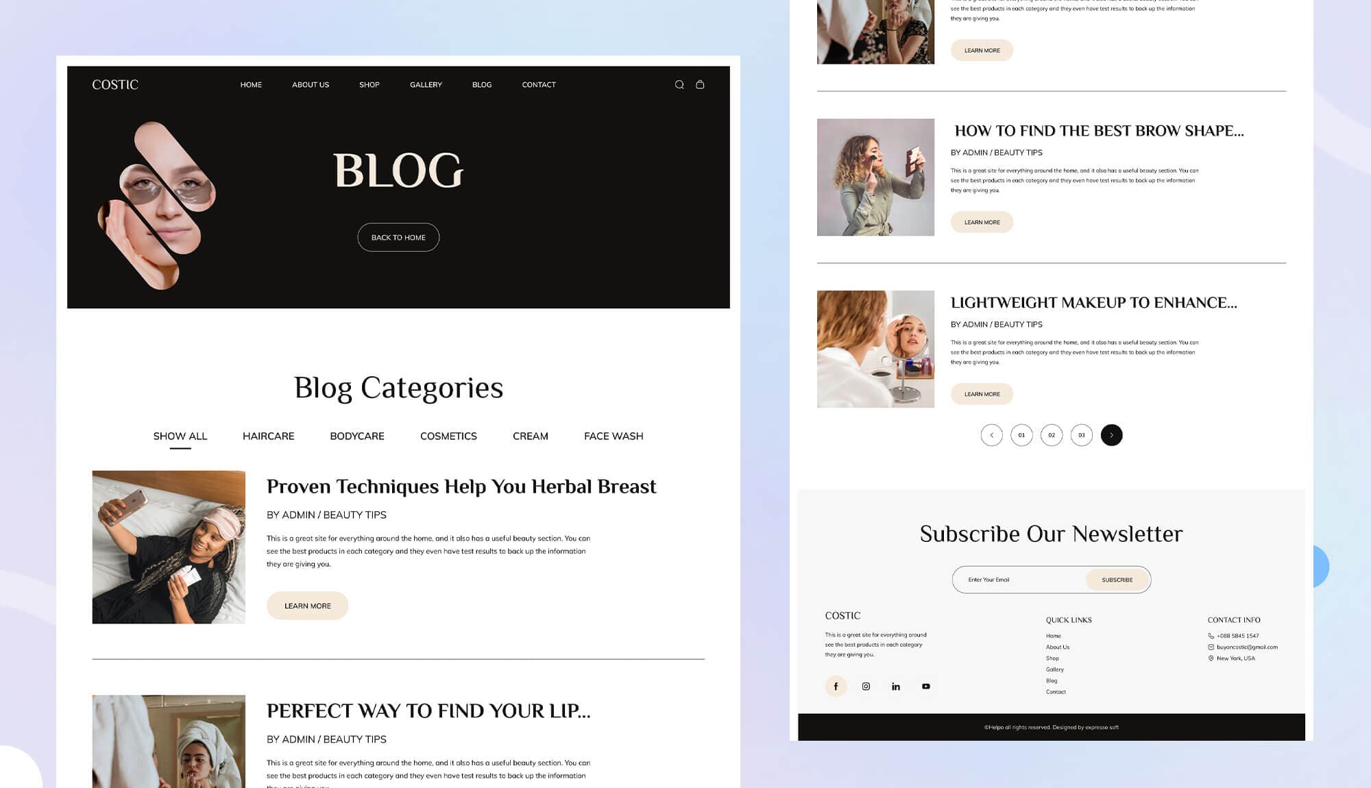 Costic Blog Page Banner