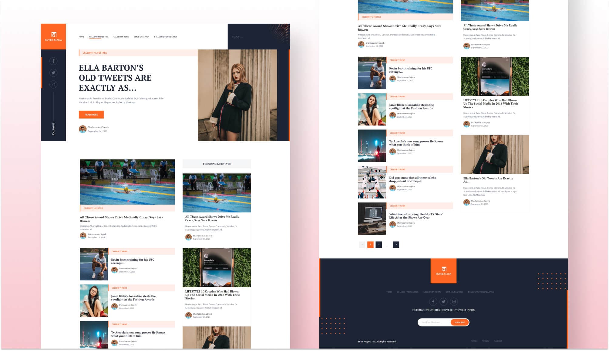 Enter Mega Lifestyle Page For Gutenberg By Templately