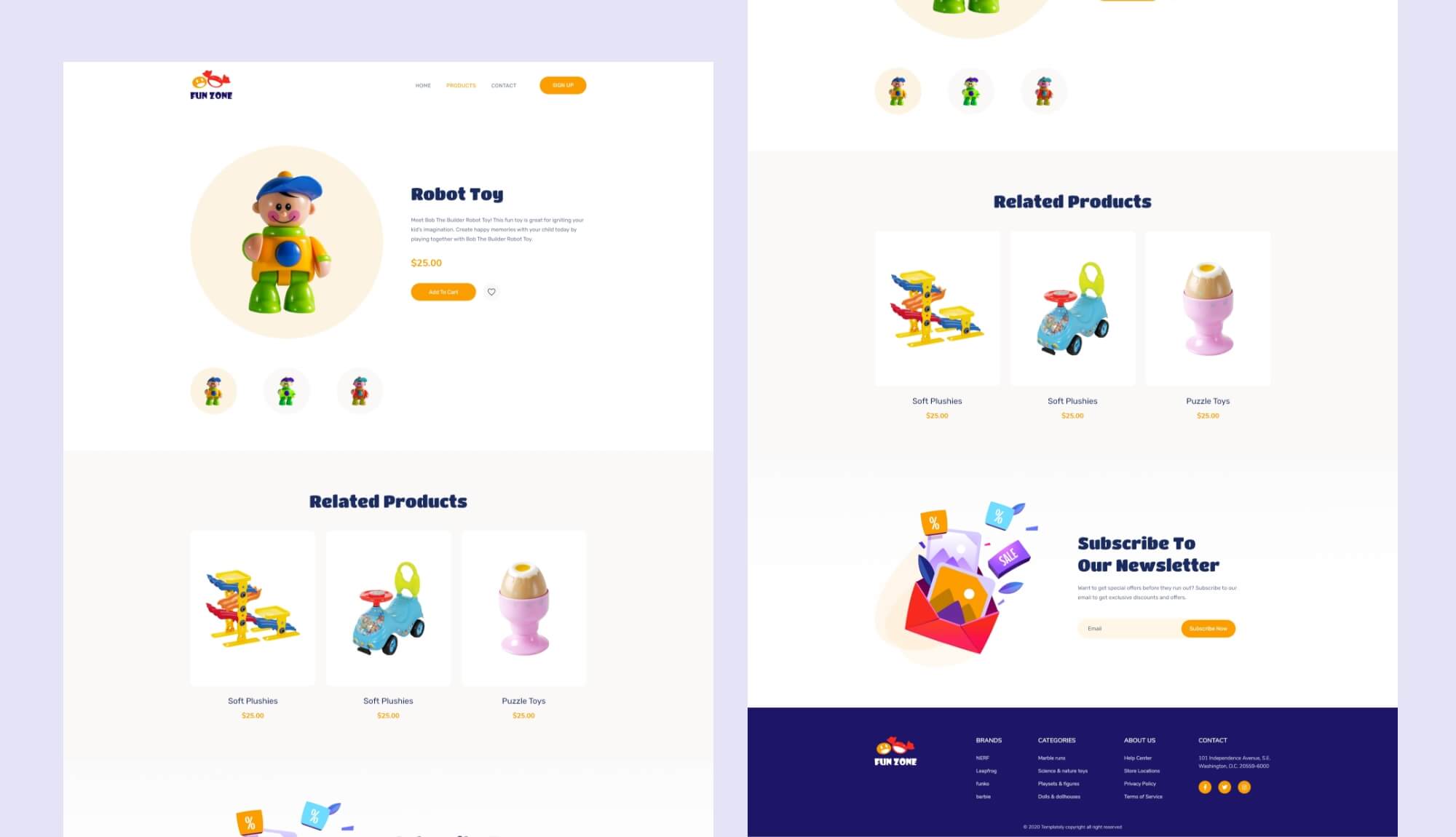 Fun Zone Product Details Page Banner