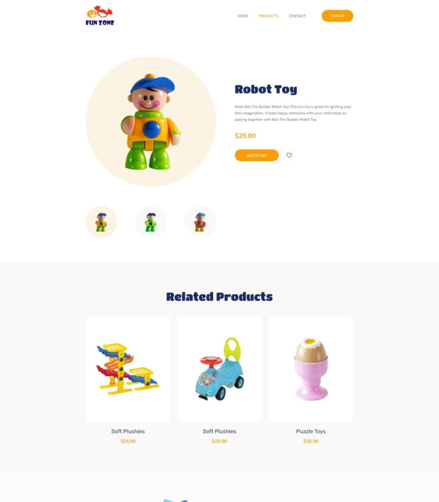Fun Zone Product Details Page thumbnail