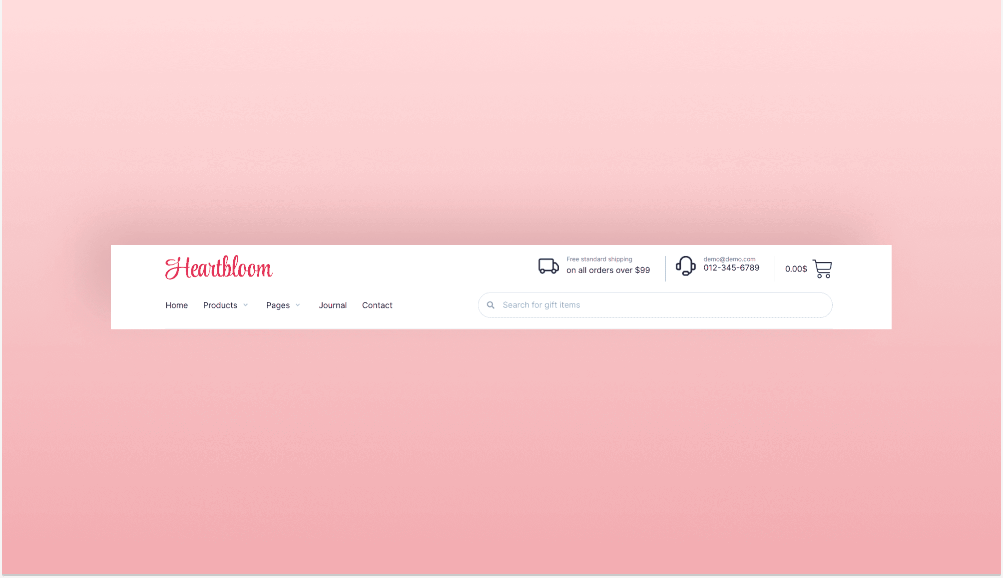 HeartBloom Header Banner