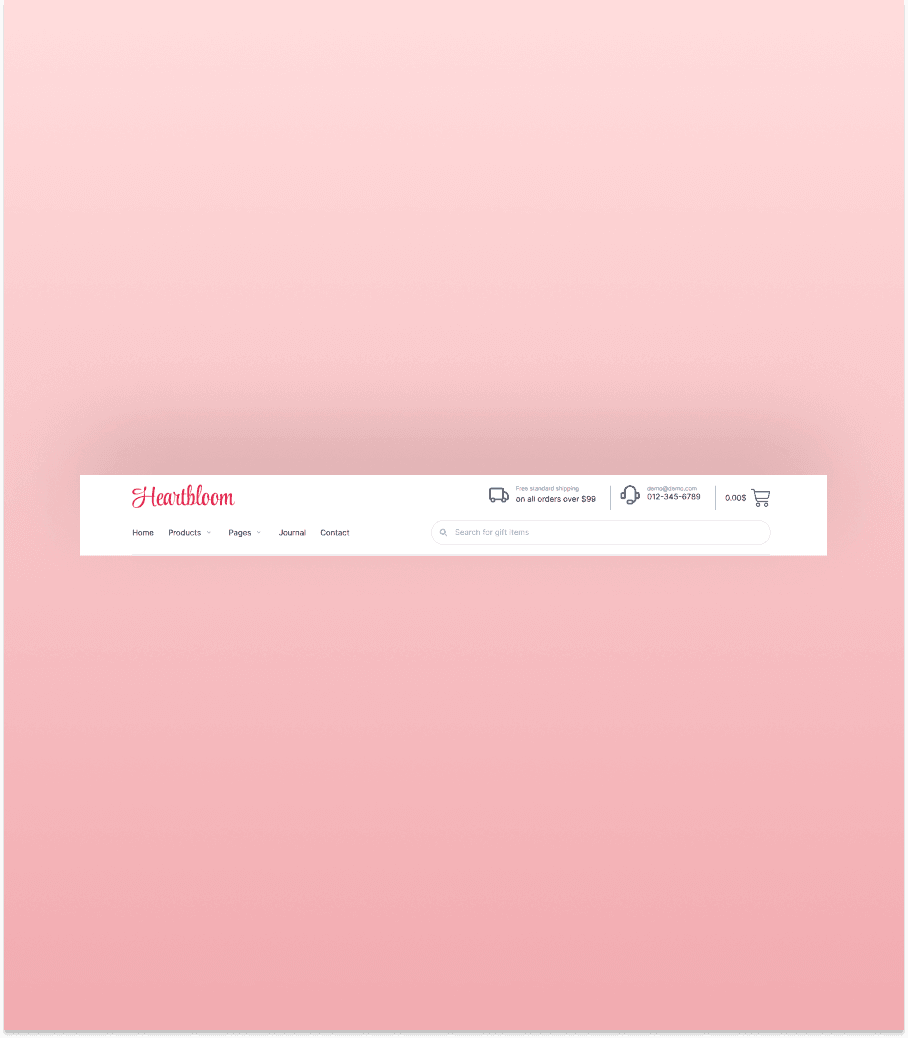 HeartBloom Header thumbnail