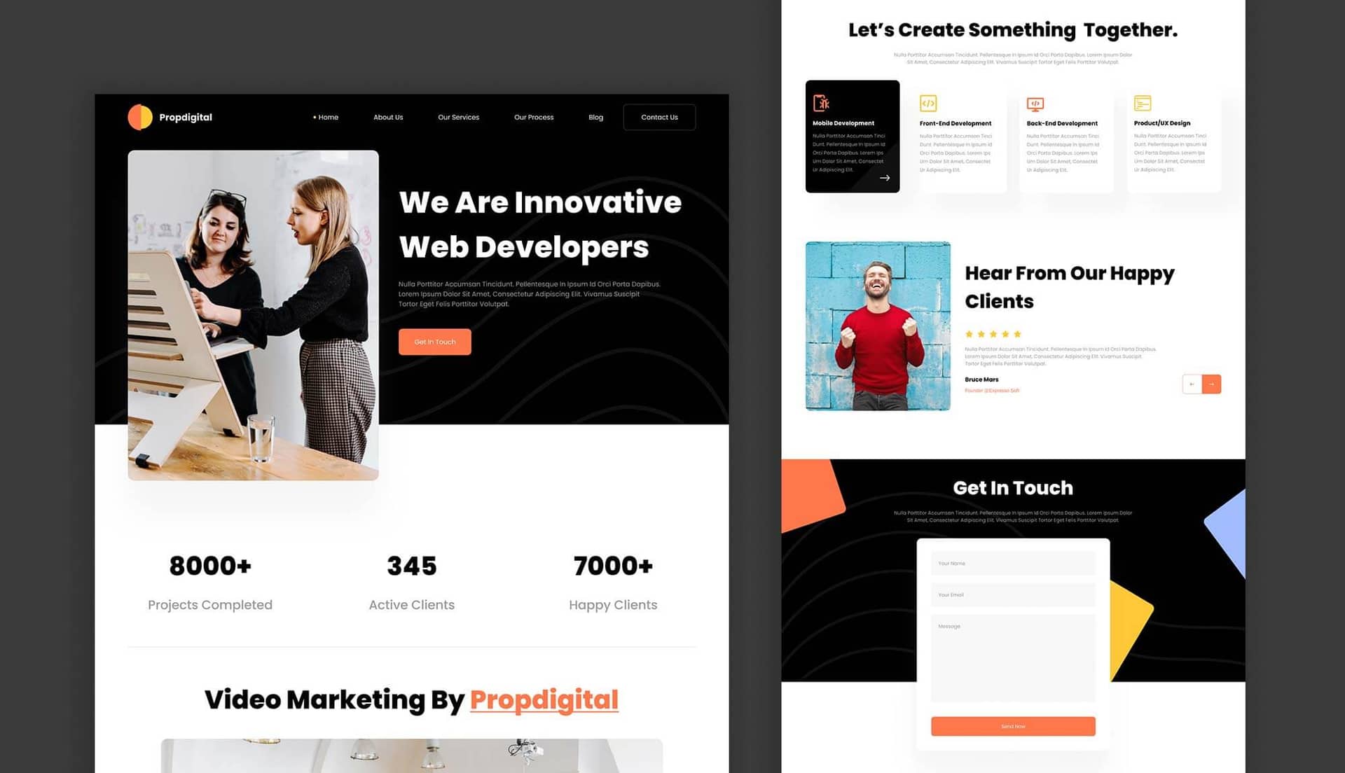 PropDigital Home Page By Templately