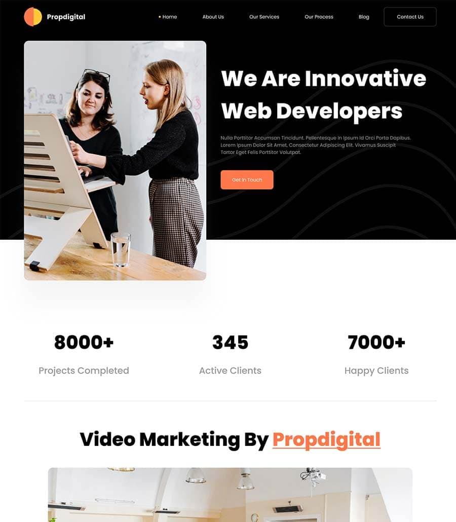 PropDigital Home Page thumbnail