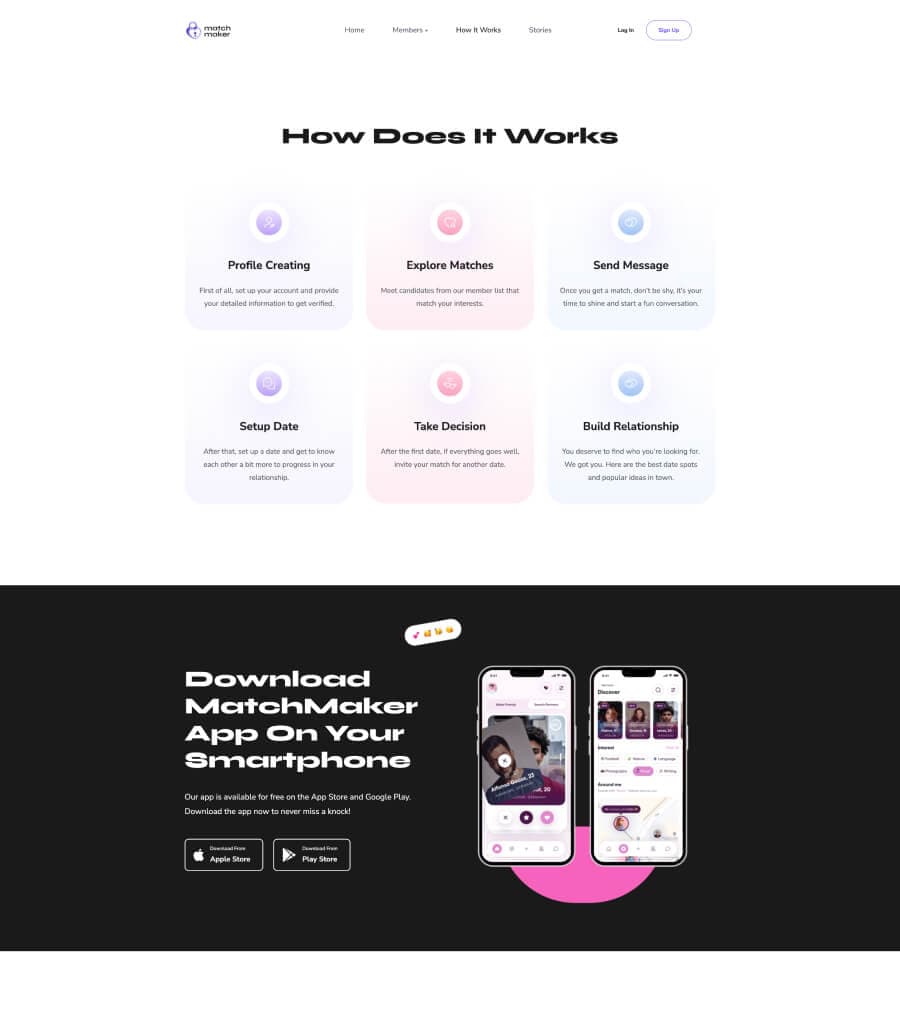 MatchMaker How It Works Page thumbnail