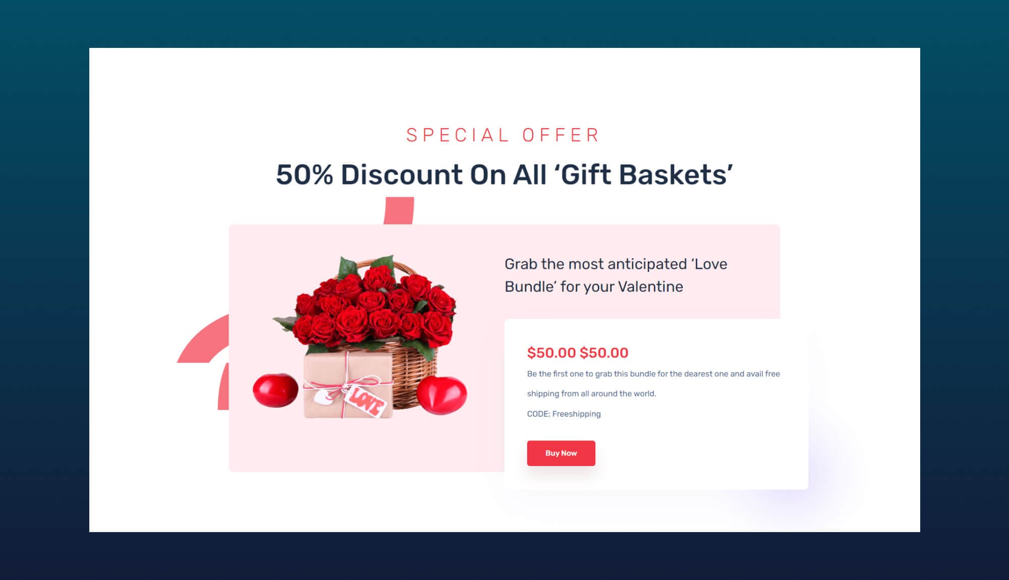 Honey Candy Special Offer Section Banner