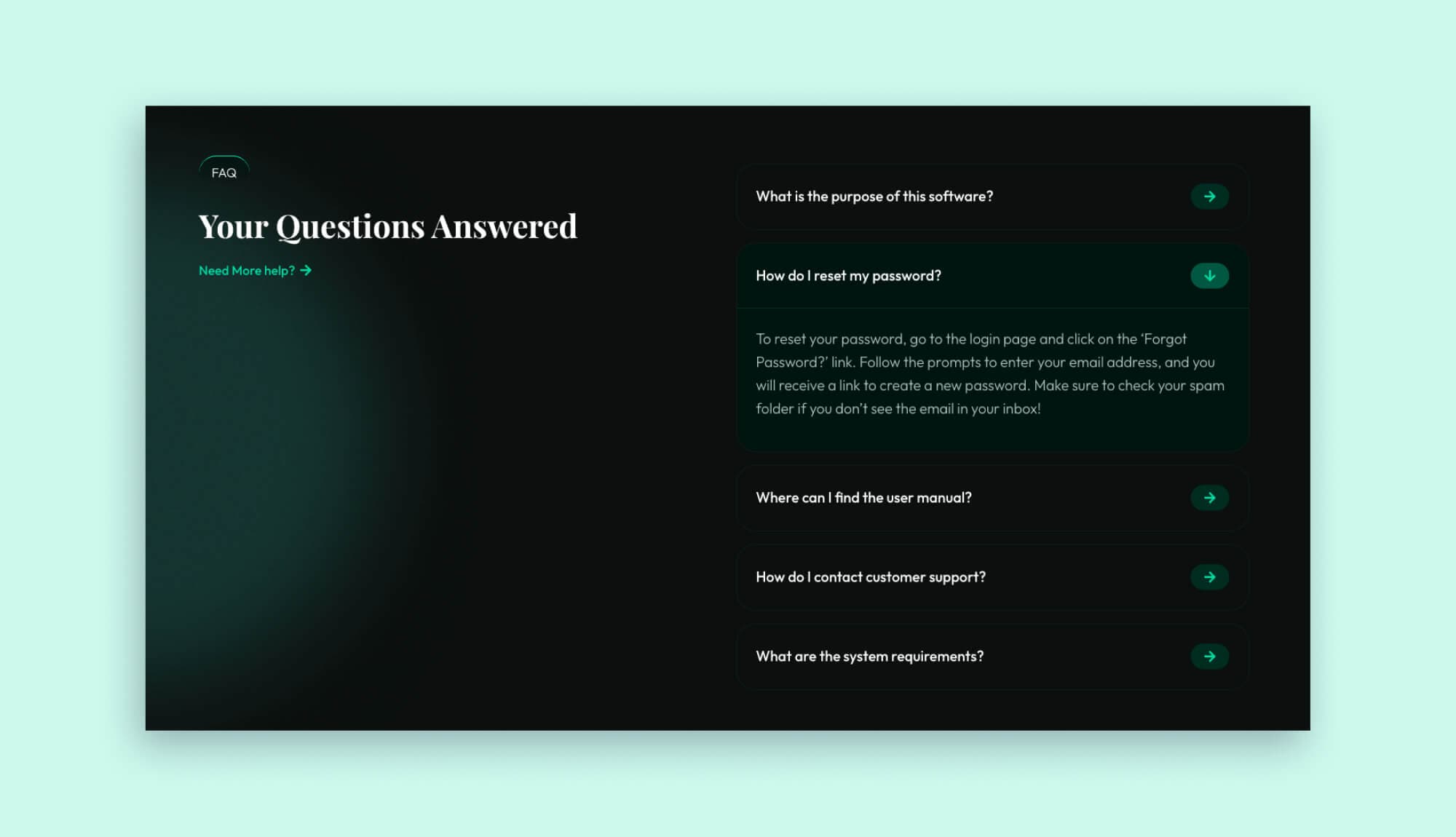 GenInk AI FAQ Section By Templately