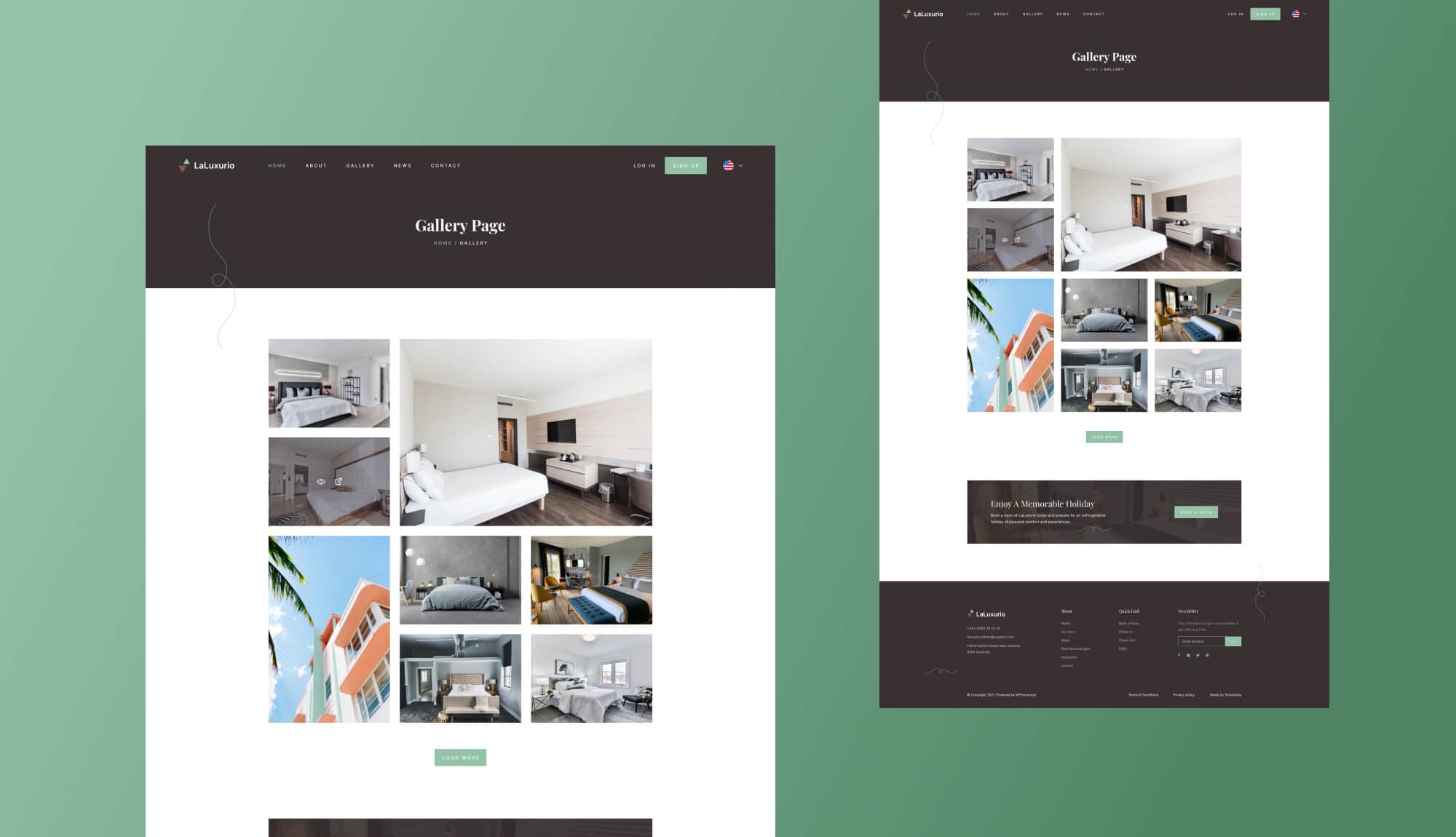 LaLuxurio Gallery Page Banner