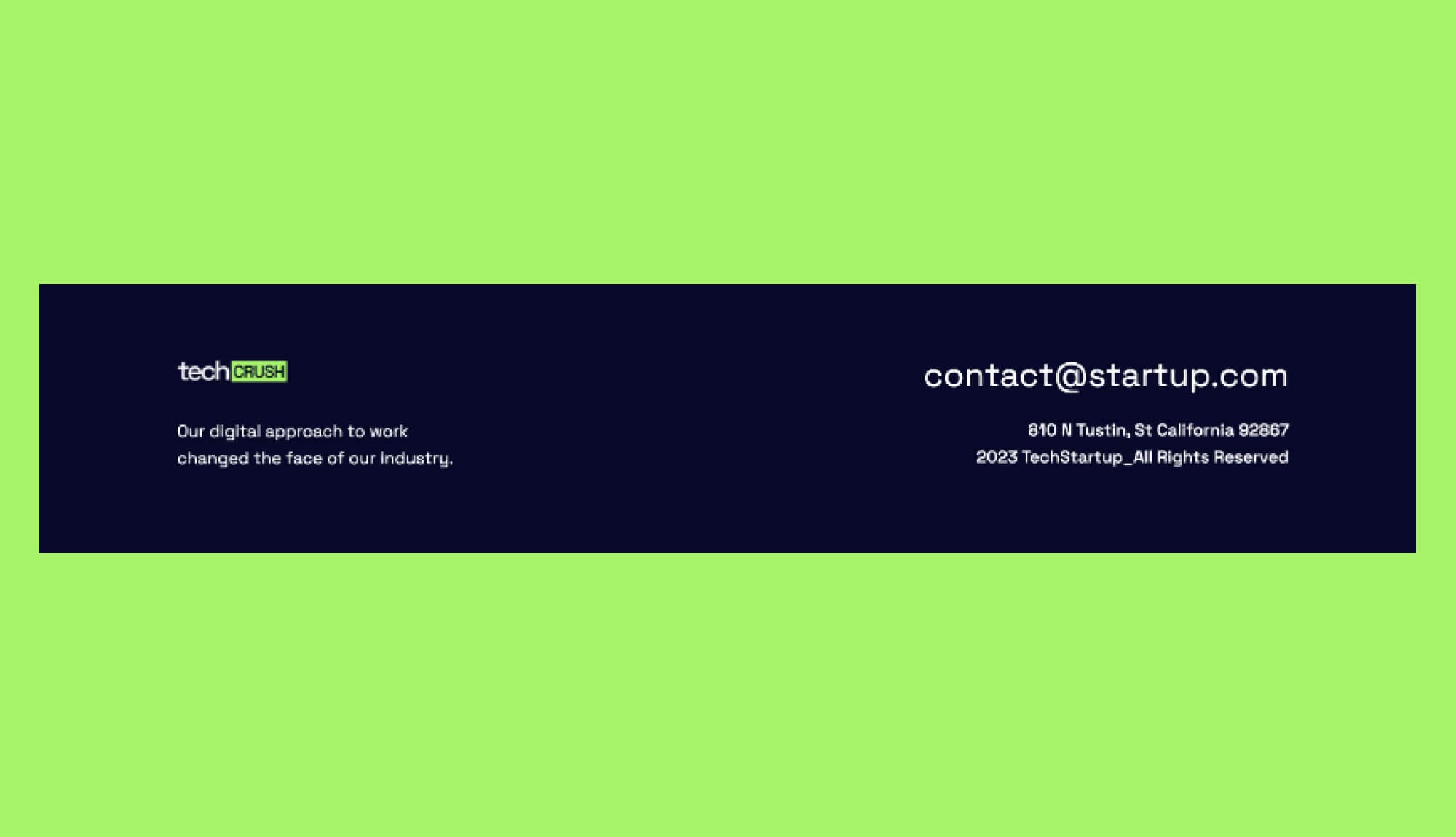 techCRUSH Footer Banner