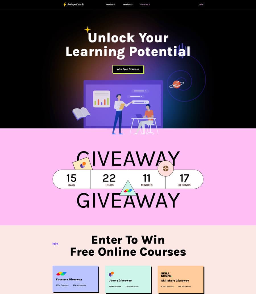 Jackpot Vault Landing Page 3 thumbnail