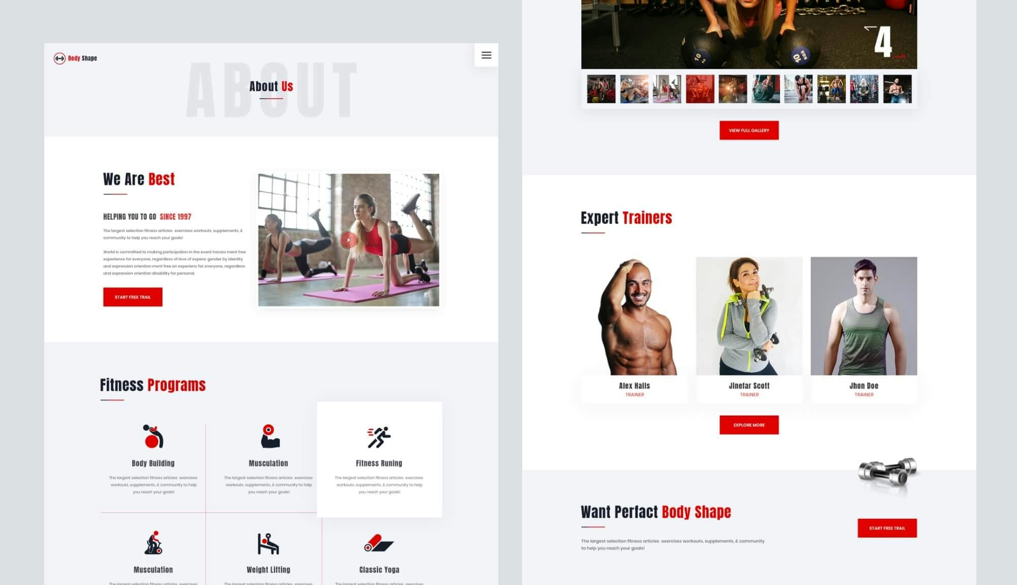 FitCut Fitness About Banner